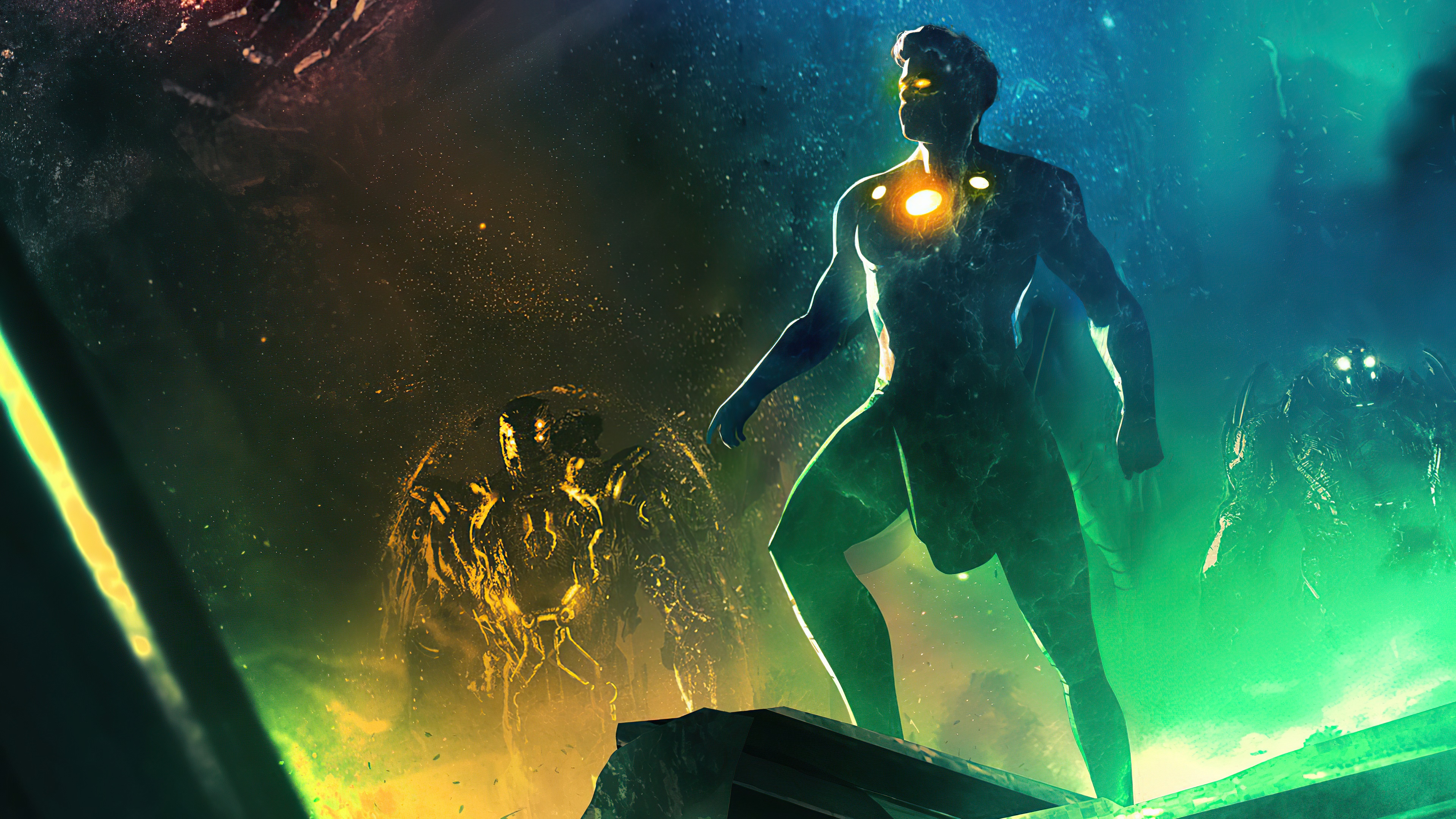 Eternals characters in space HD Wallpaper