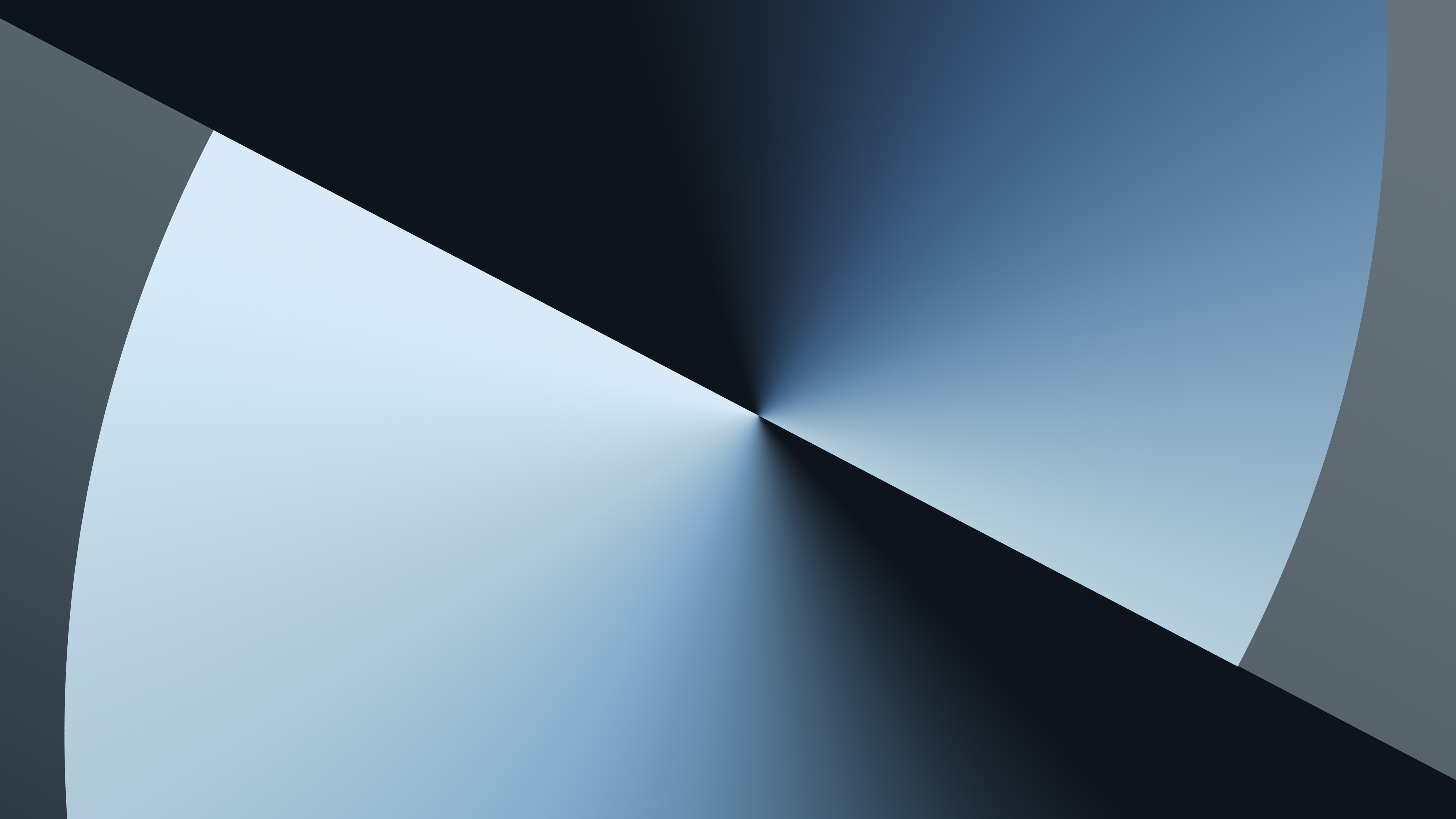 Abstract digital art with blue and gray gradients HD Wallpaper