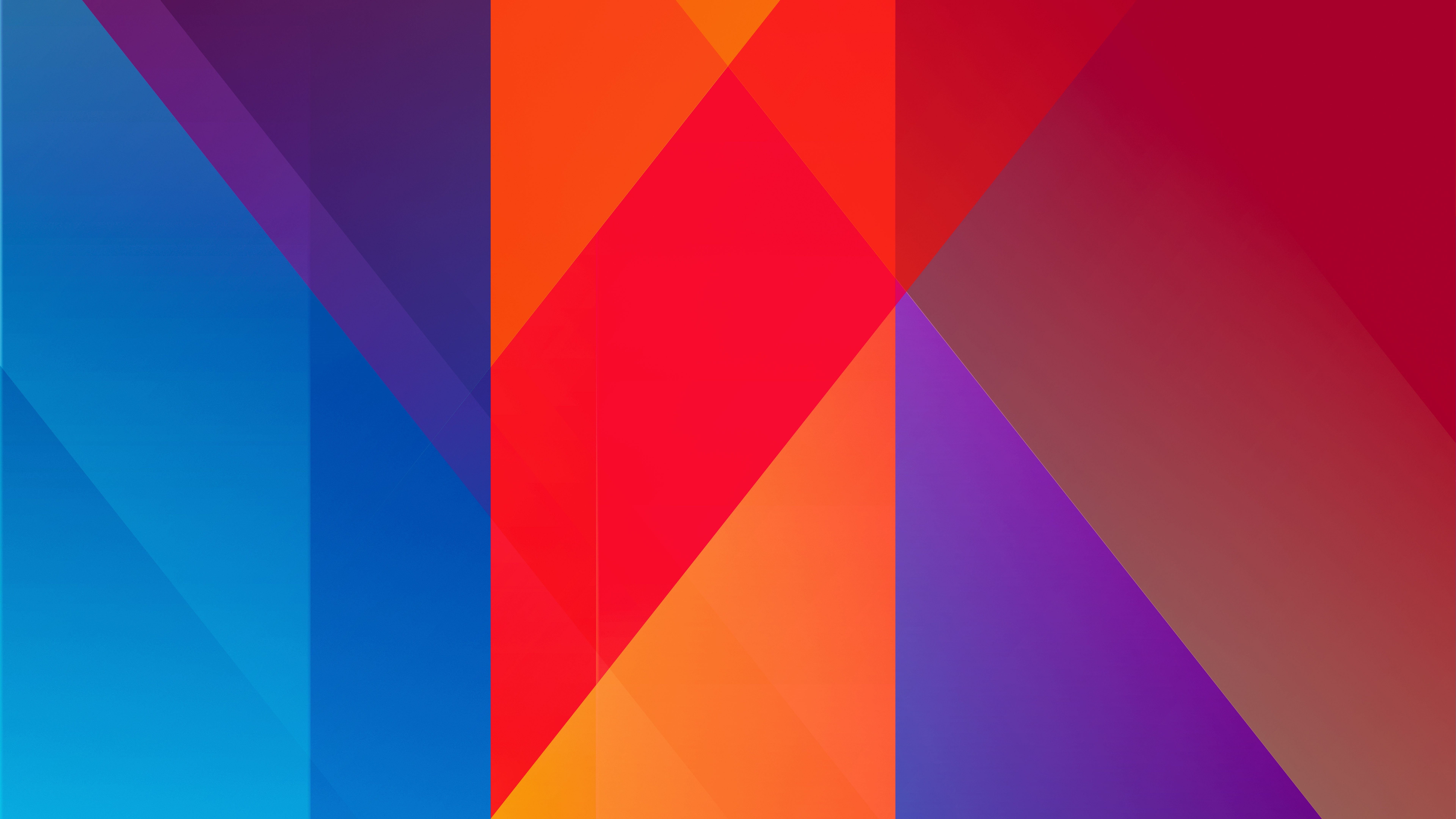 Abstract geometric shapes with gradient colors HD Wallpaper