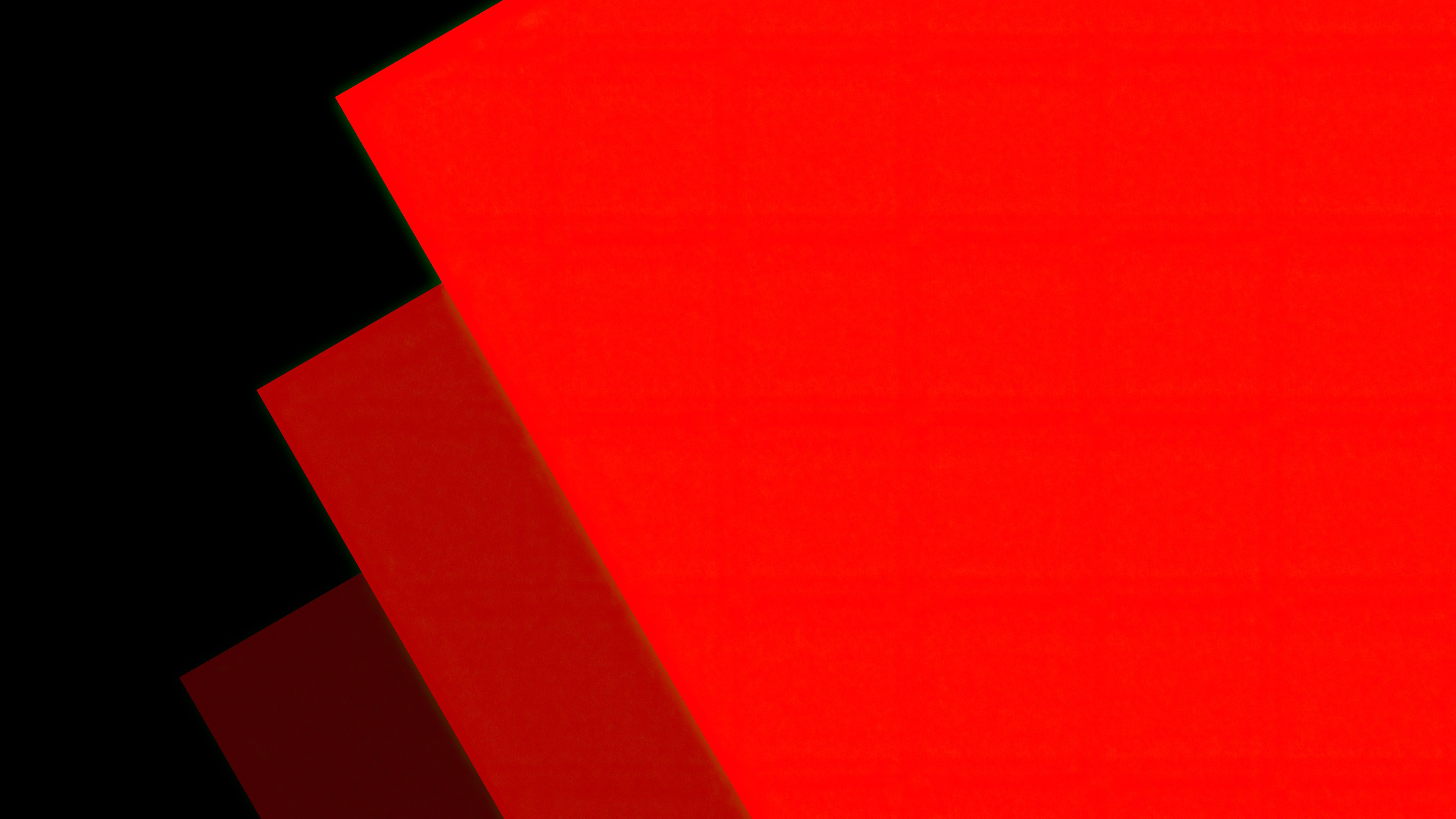 Minimalist abstract red and black shapes 4K HD Wallpaper