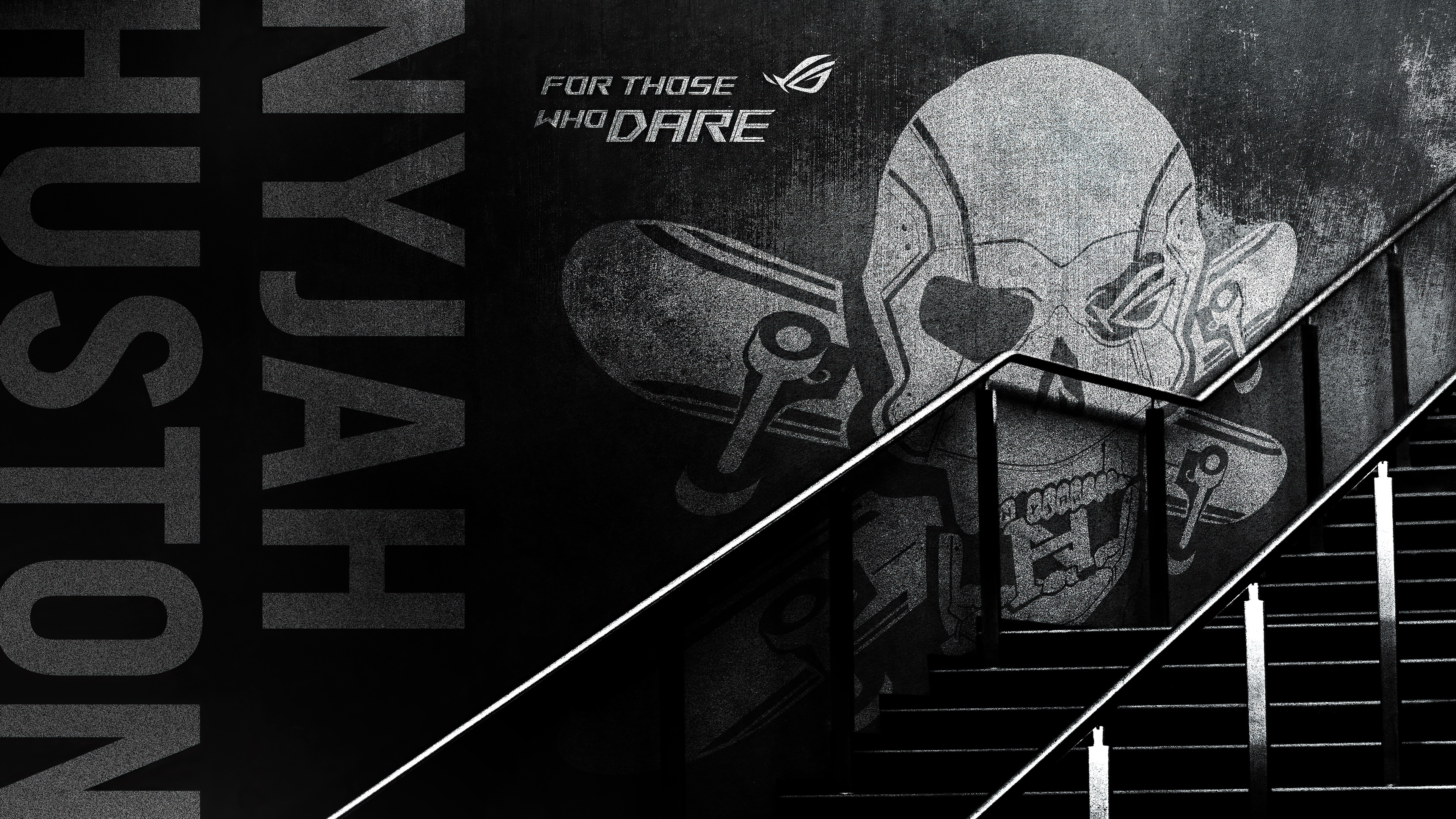 Nyjah Huston ROG "For Those Who Dare" Skull Skateboard Art HD Wallpaper