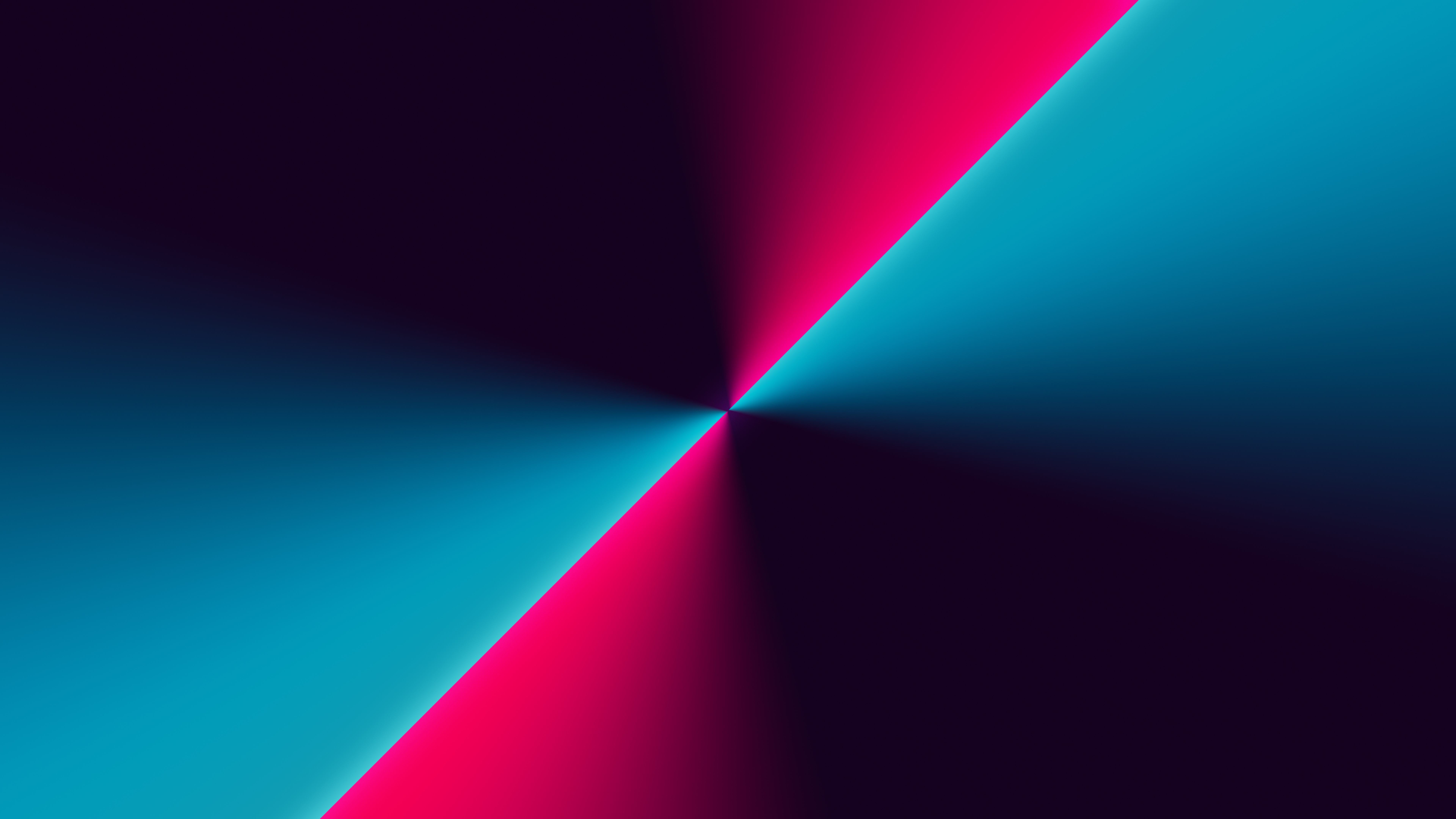 Abstract digital art with pink and blue gradient HD Wallpaper