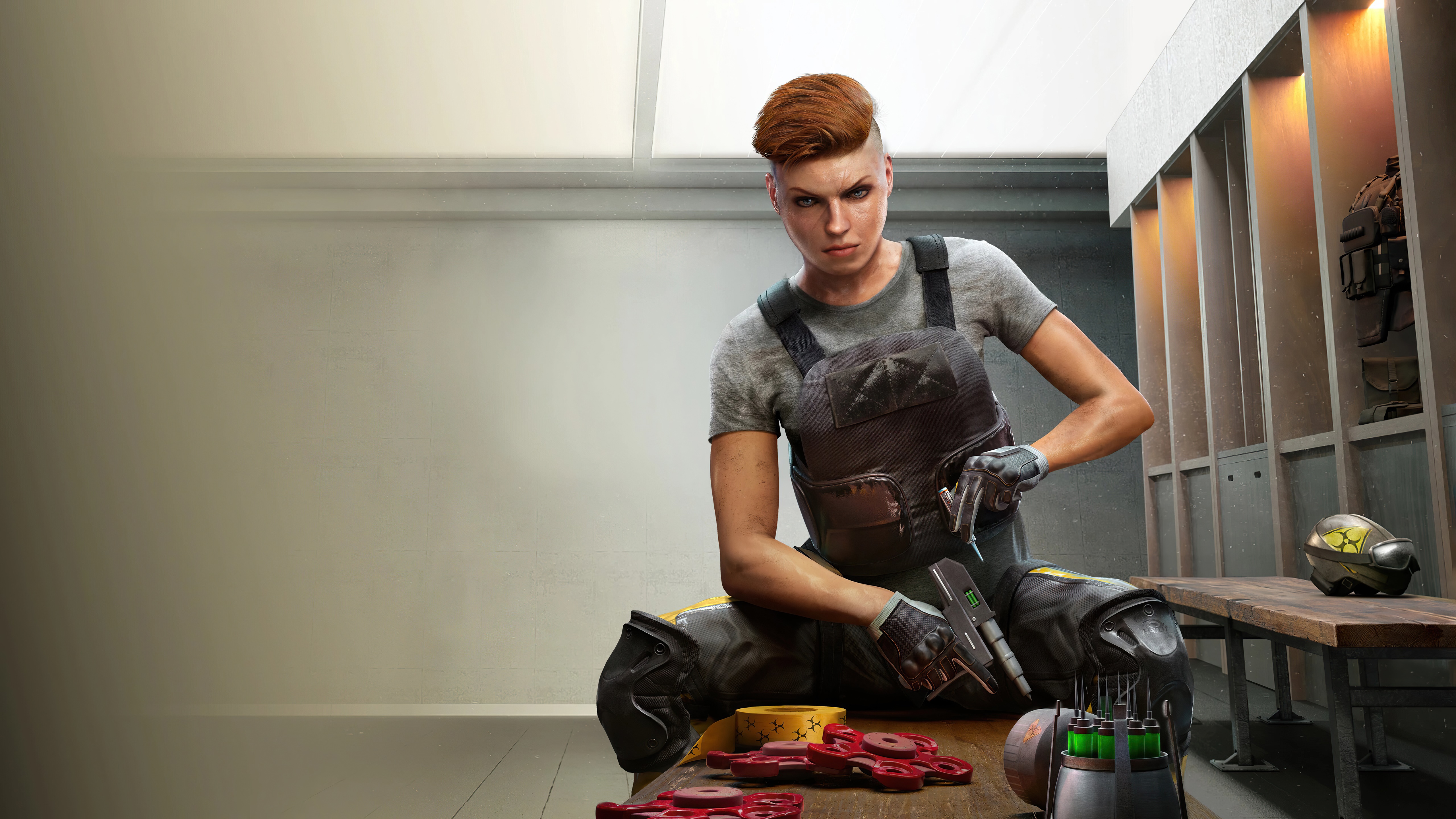 Osa from Tom Clancy's Rainbow Six Siege HD Wallpaper