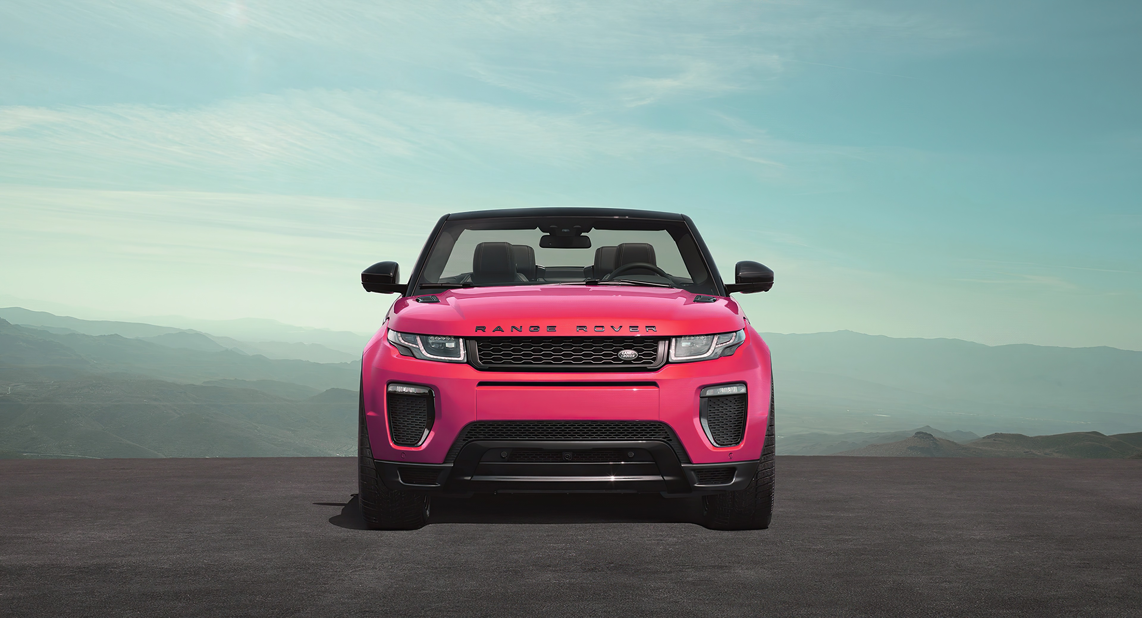 Pink Range Rover Evoque Convertible 4K HD Wallpaper