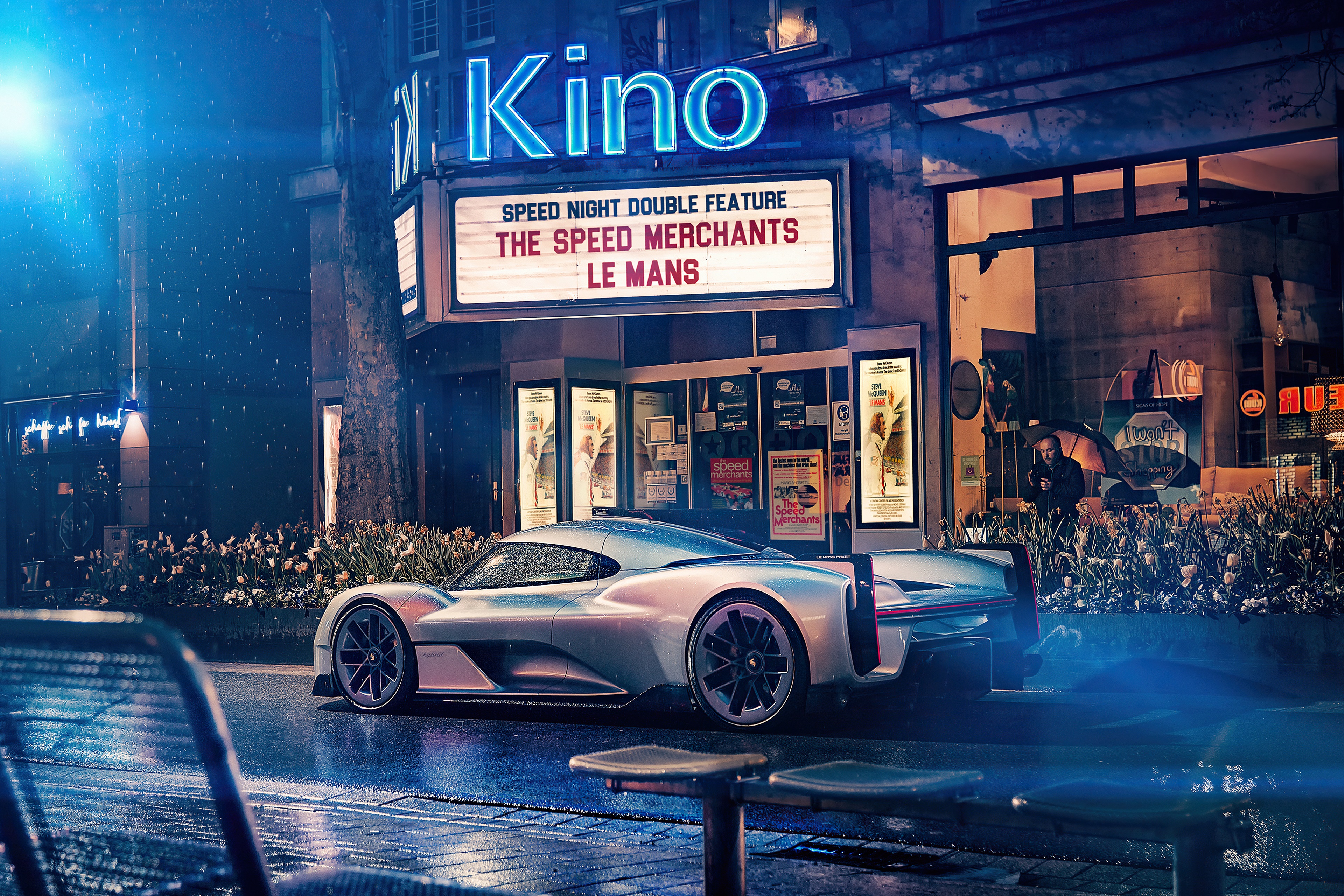 Porsche Le Mans CGI at Kino Cinema HD Wallpaper