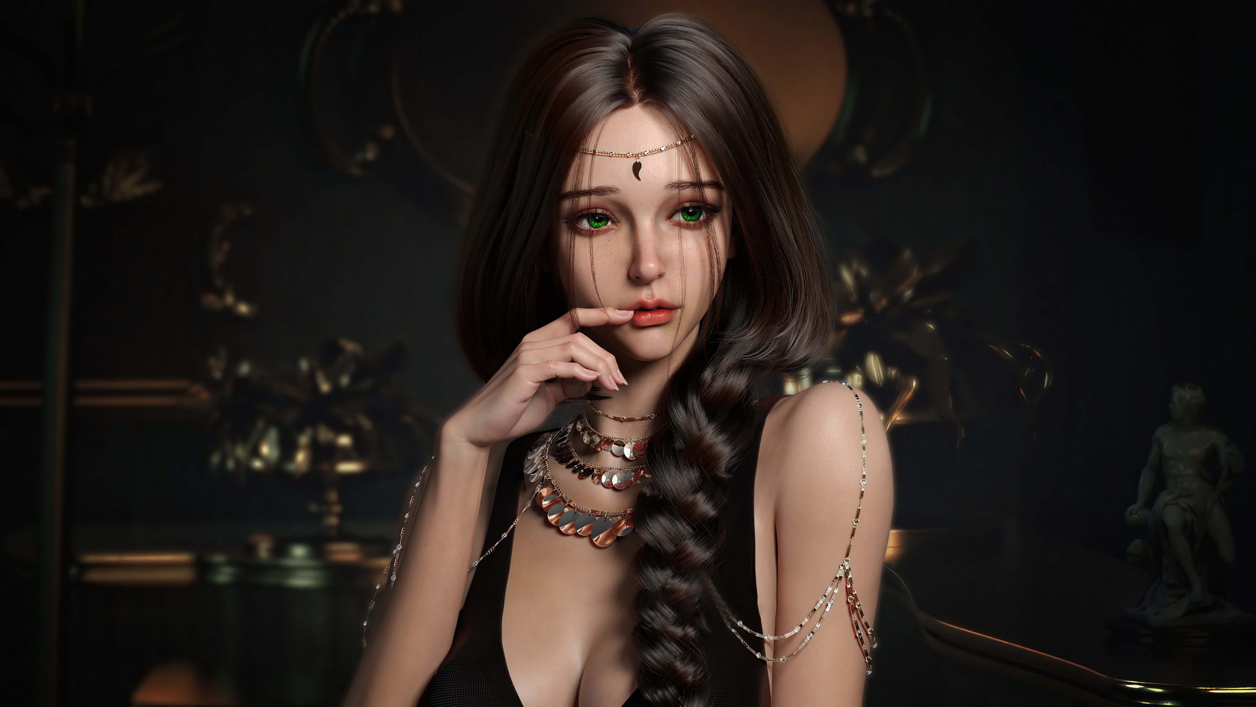 Fantasy Girl Digital Art in HD Wallpaper