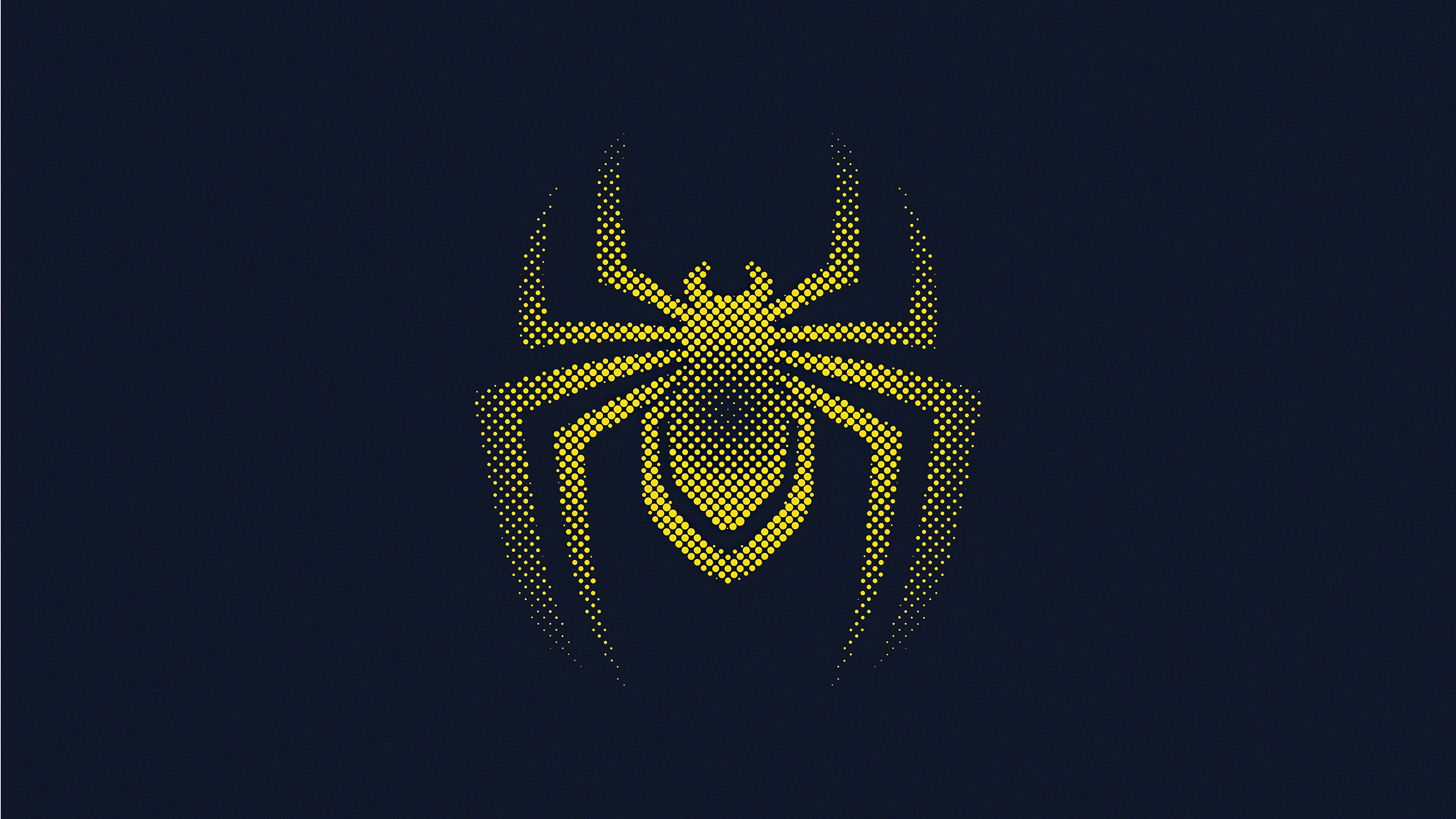 Minimalist Spider-Man Logo HD Wallpaper