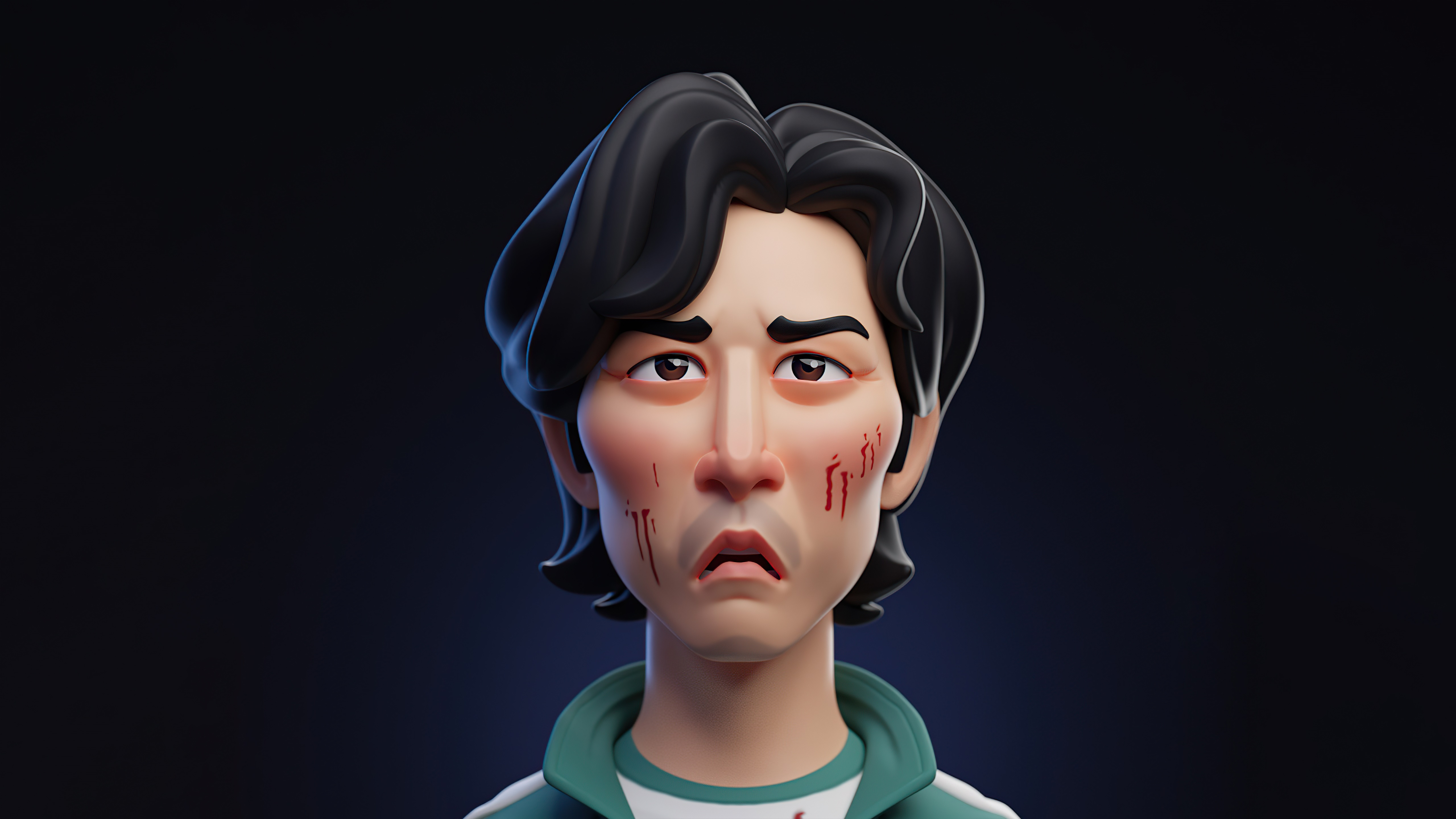 Seong Gi-hun from Squid Game 4K HD Wallpaper