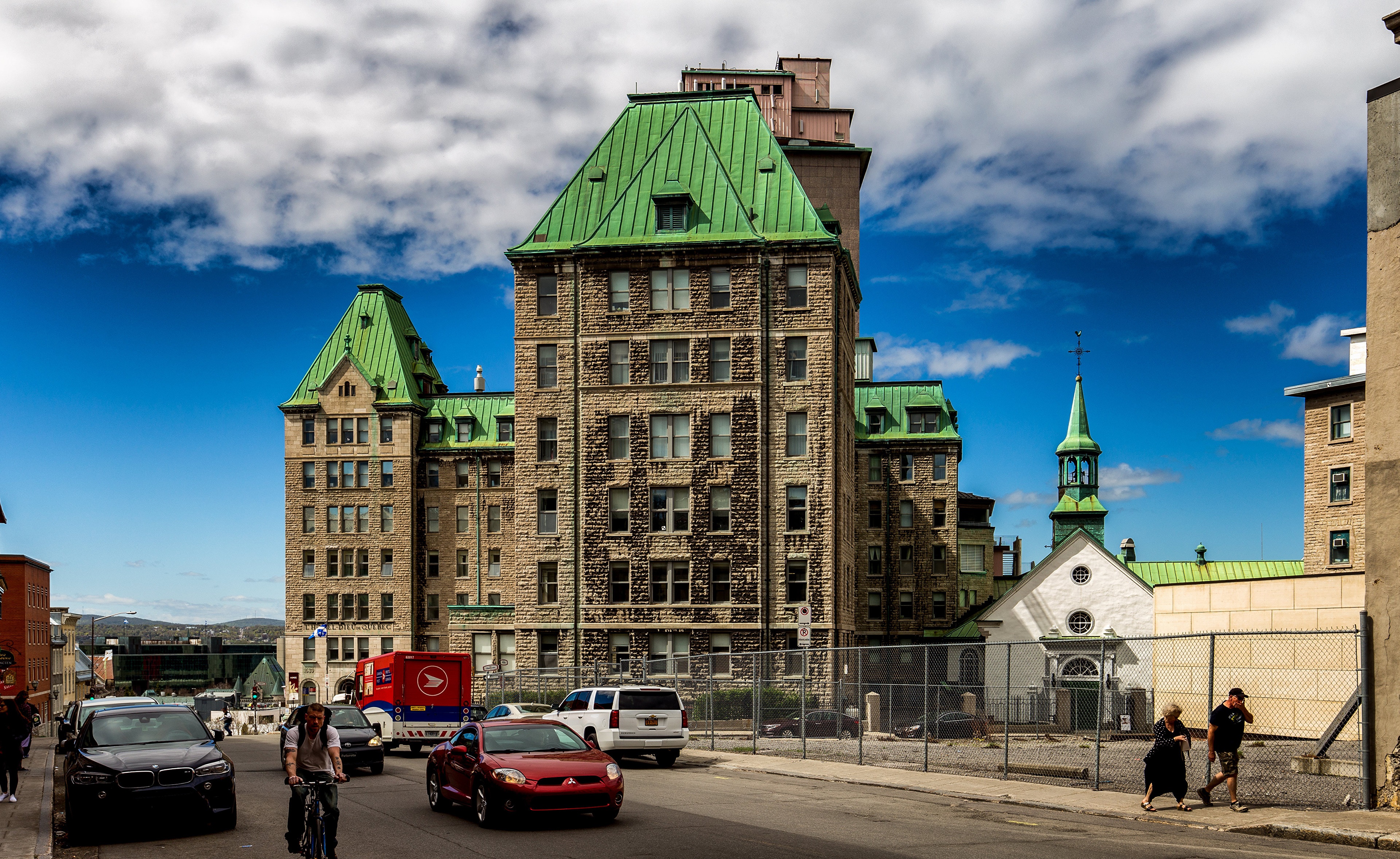 Buildings in Quebec, Canada HD Wallpaper