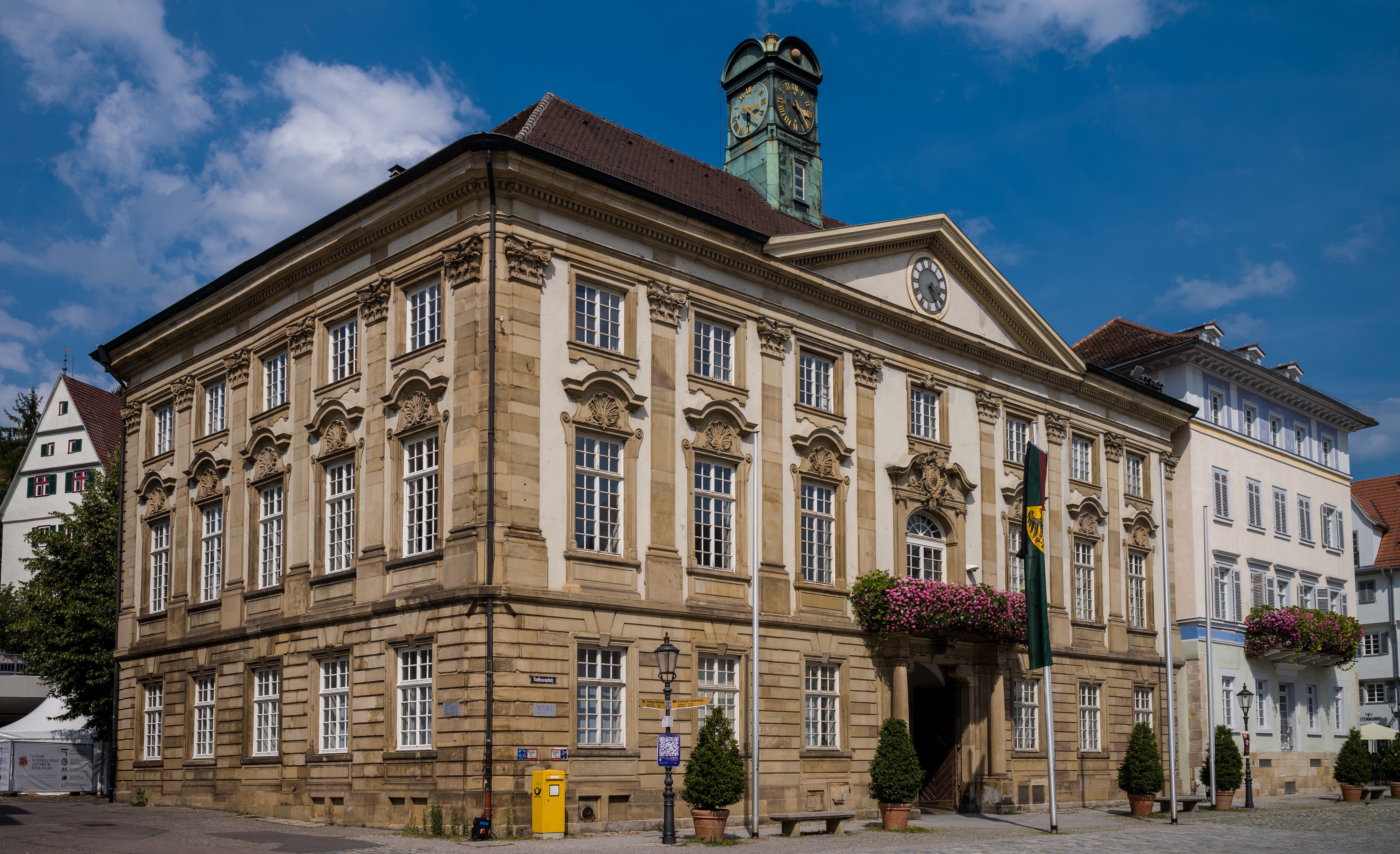 Esslingen Town Hall, Germany HD Wallpaper