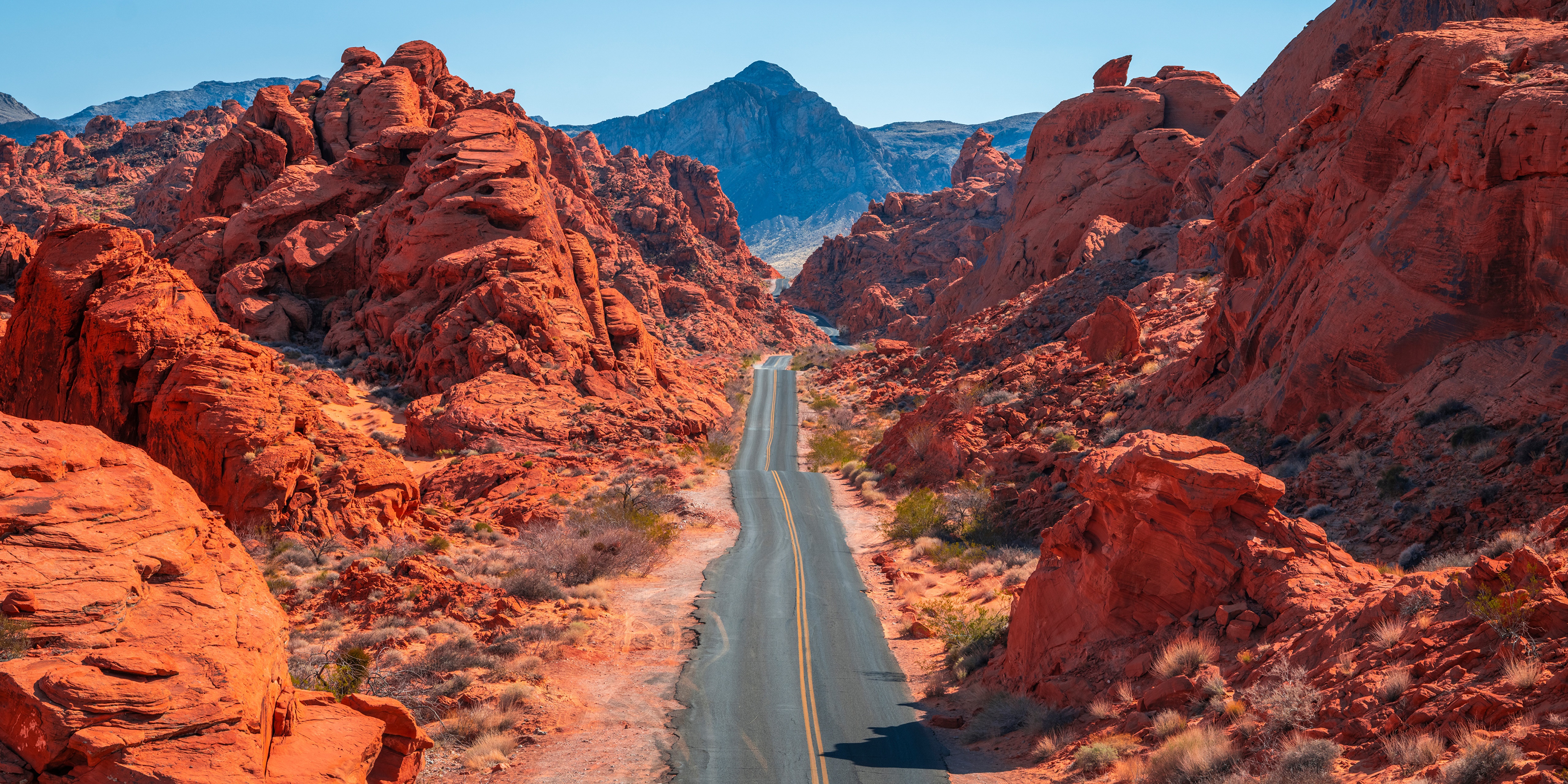 Valley of Fire State Park Road HD Wallpaper