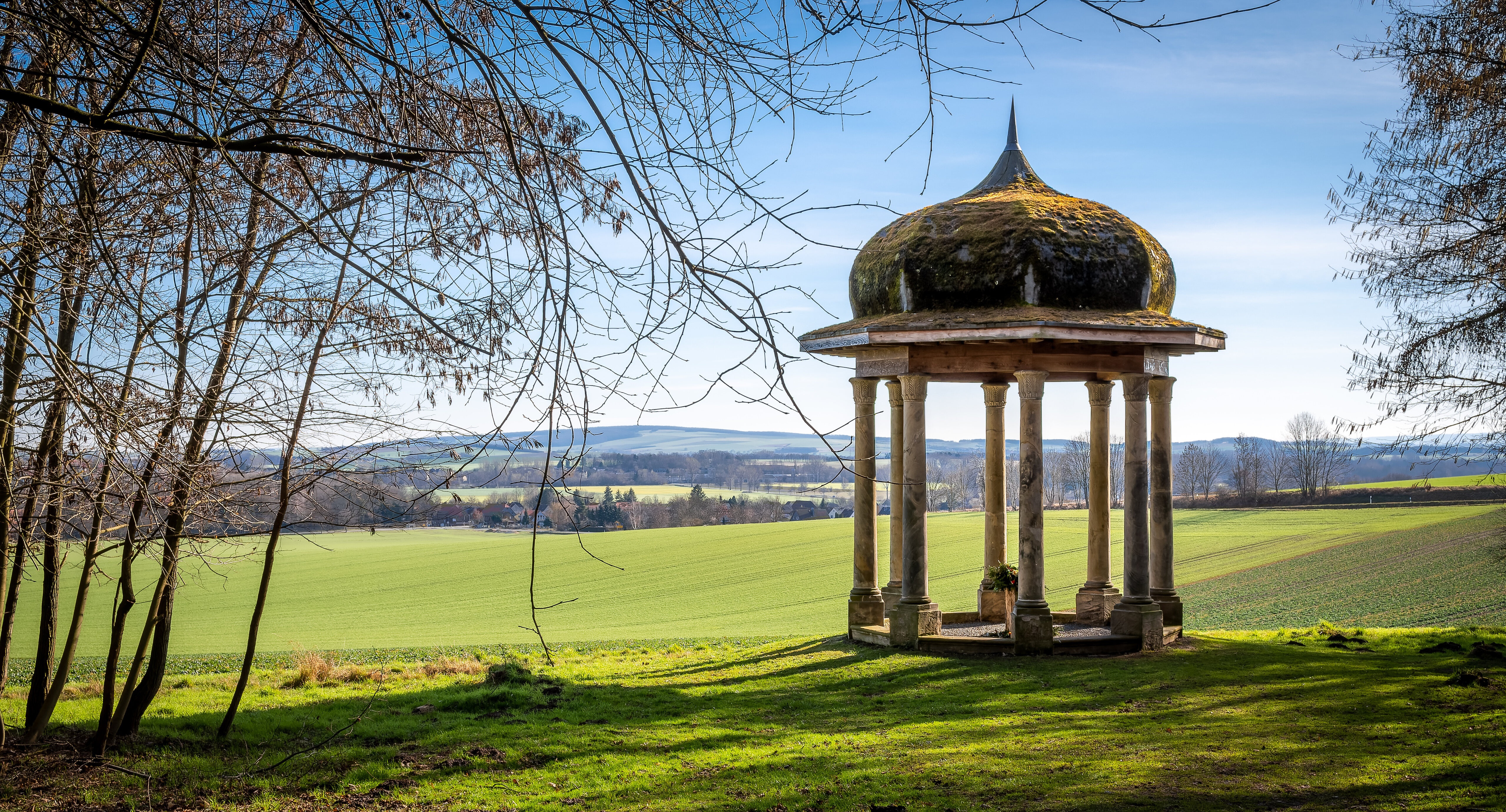 Pavilion in Heiningen, Germany HD Wallpaper