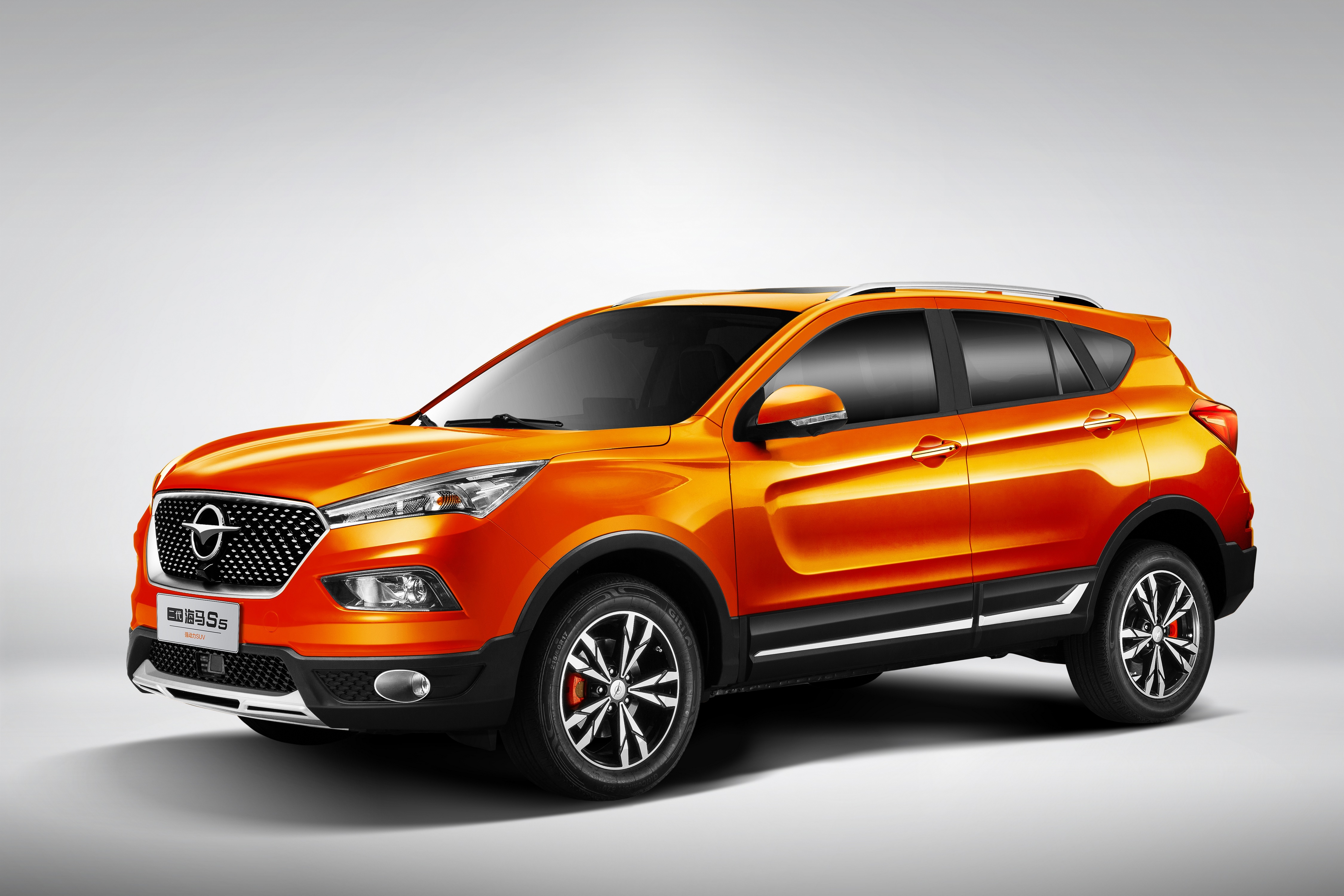 Orange Haima S5 Crossover Car HD Wallpaper