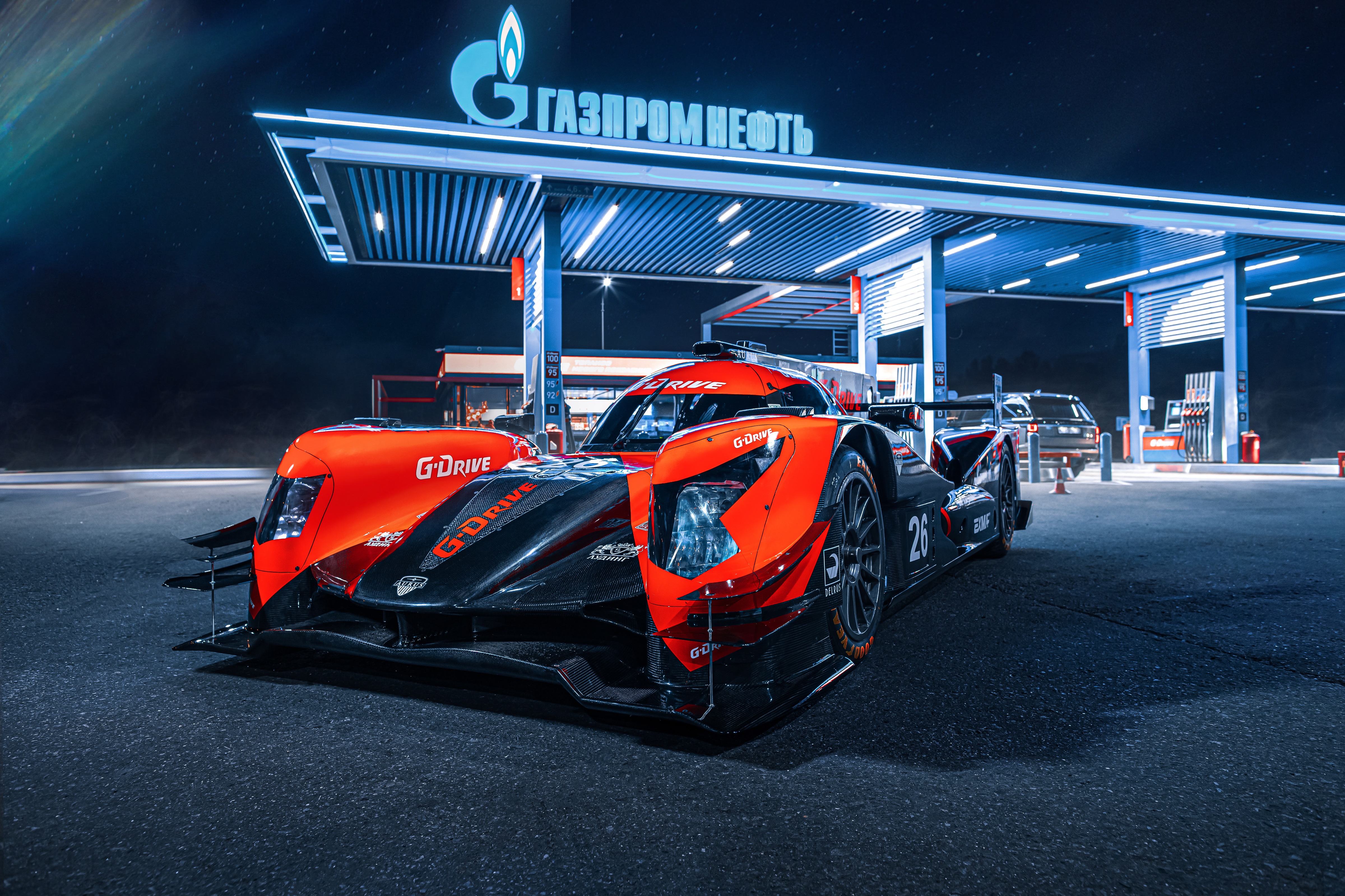 4K 2020 Aurus 01 Livery Race Car at Gazpromneft Station HD Wallpaper