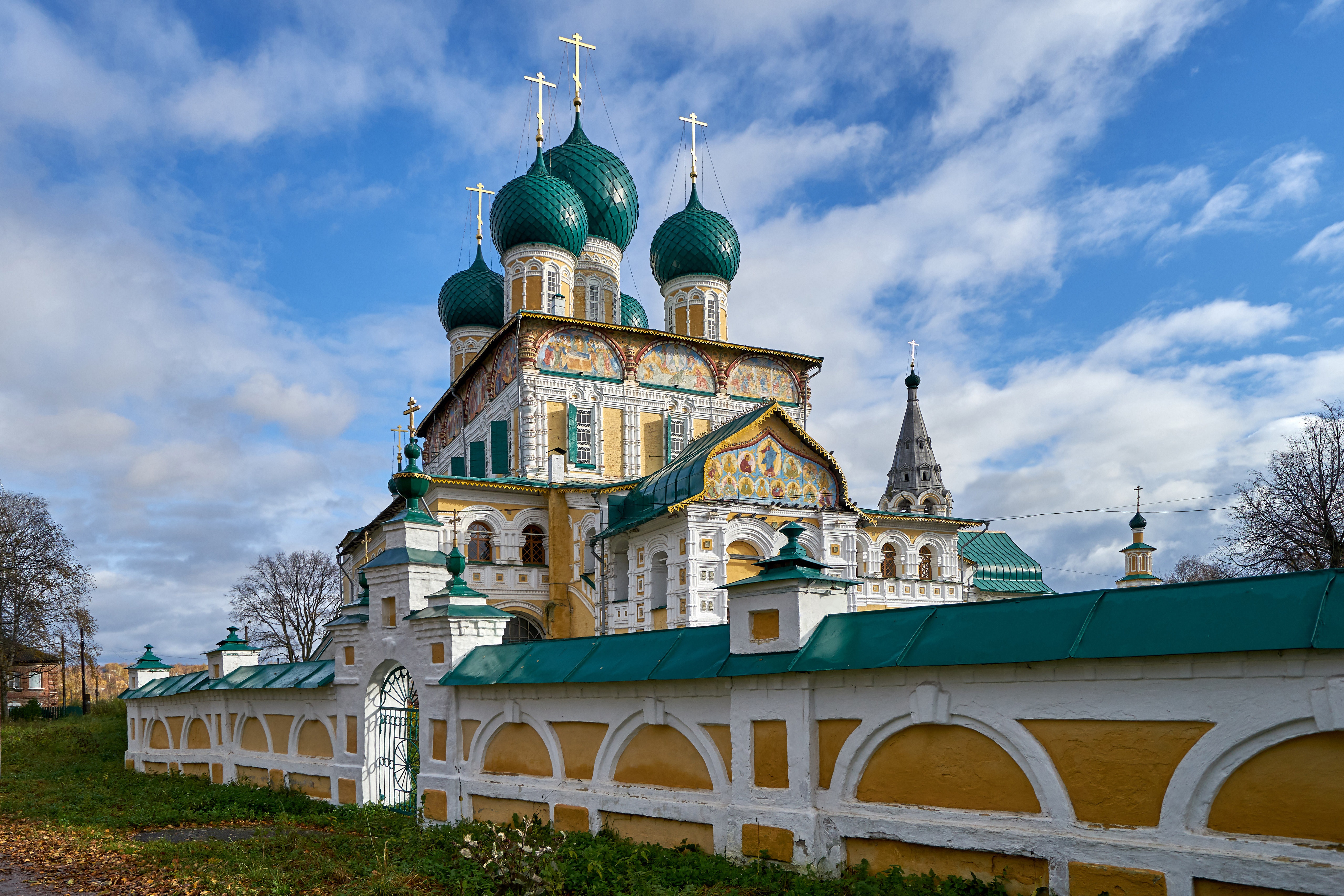 Cathedral of the Resurrection of Christ, Tutaev, Russia HD Wallpaper