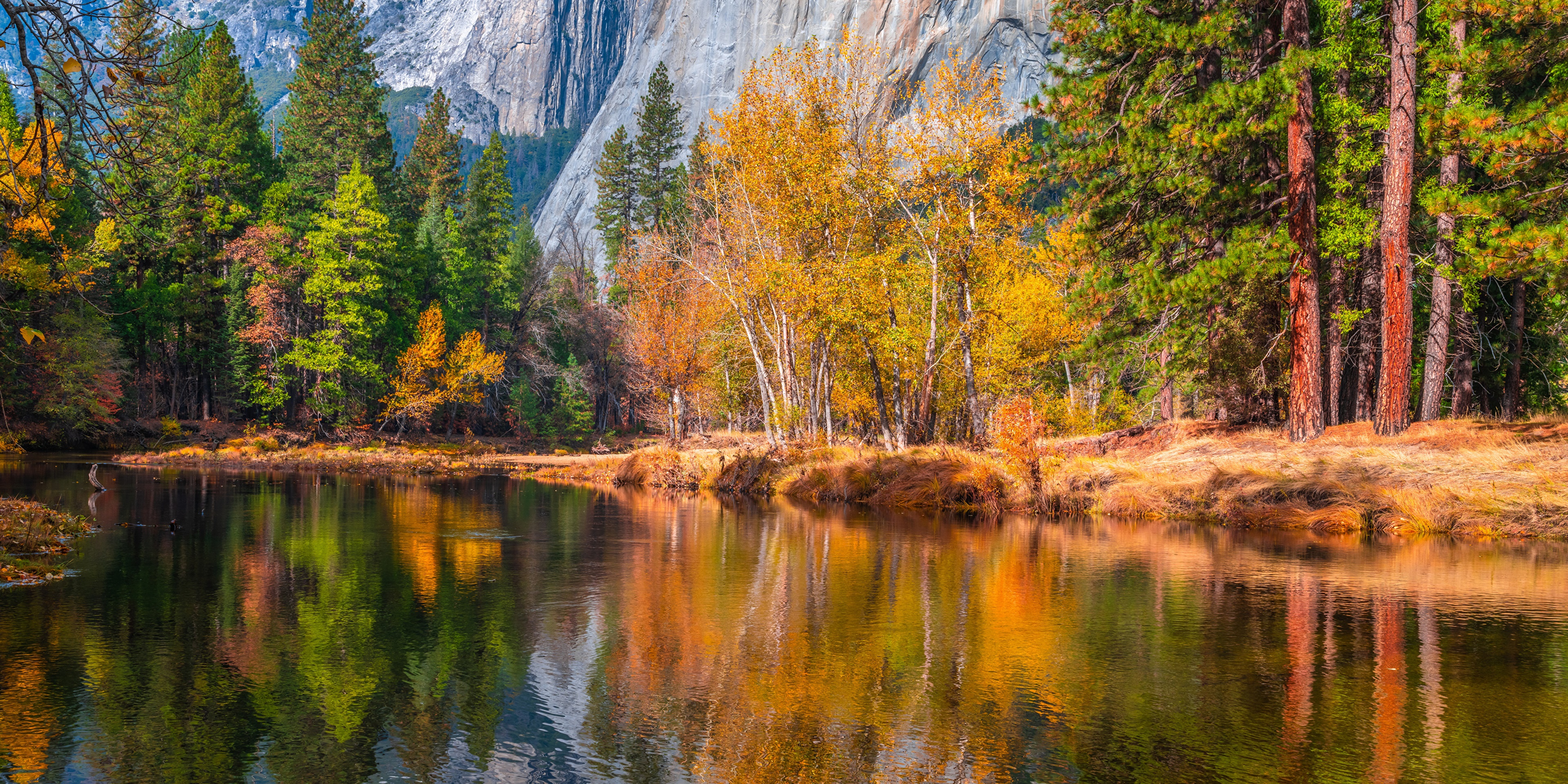 Autumn in Yosemite National Park, California HD Wallpaper