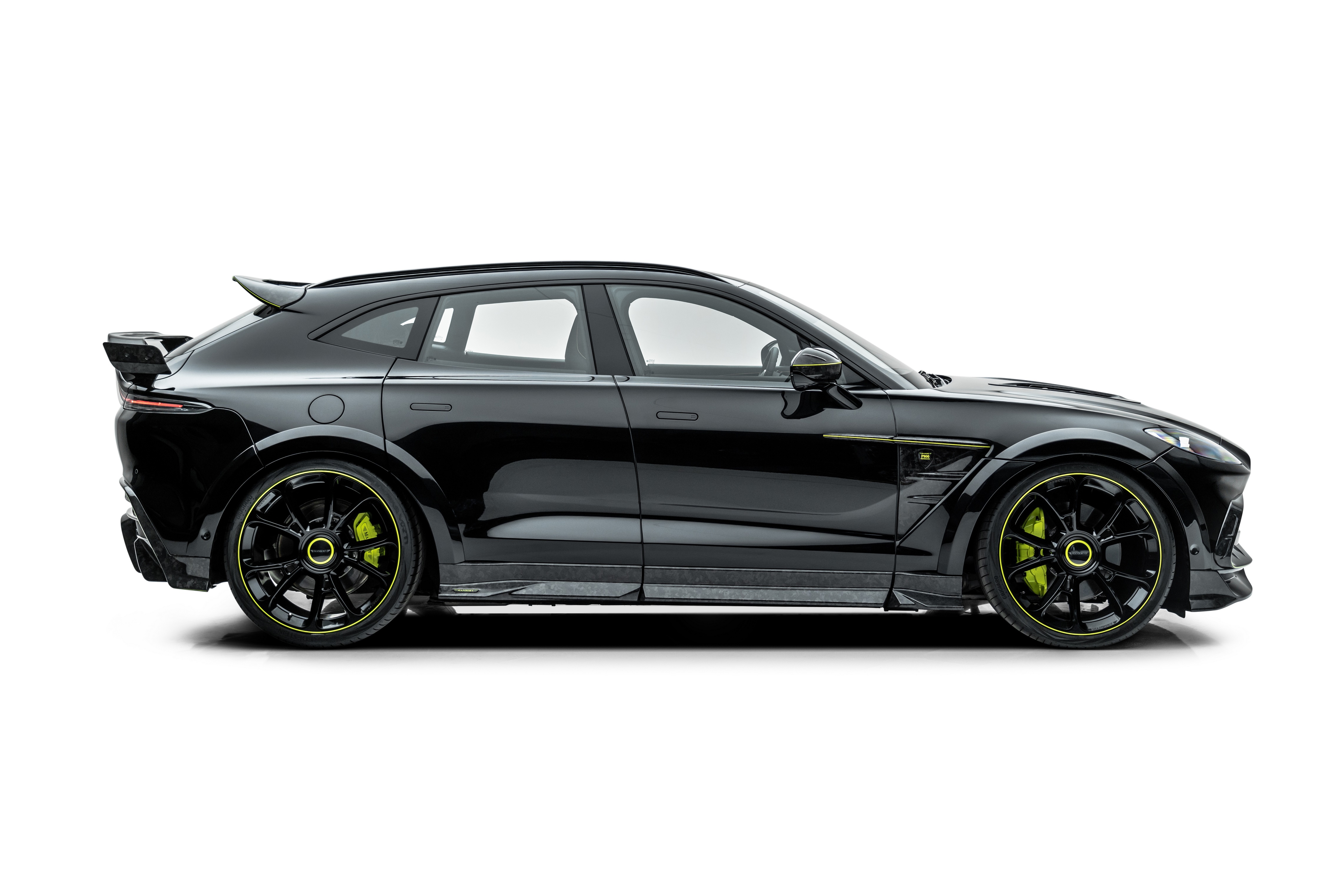 Mansory DBX 2021 Aston Martin Tuning Black Side HD Wallpaper