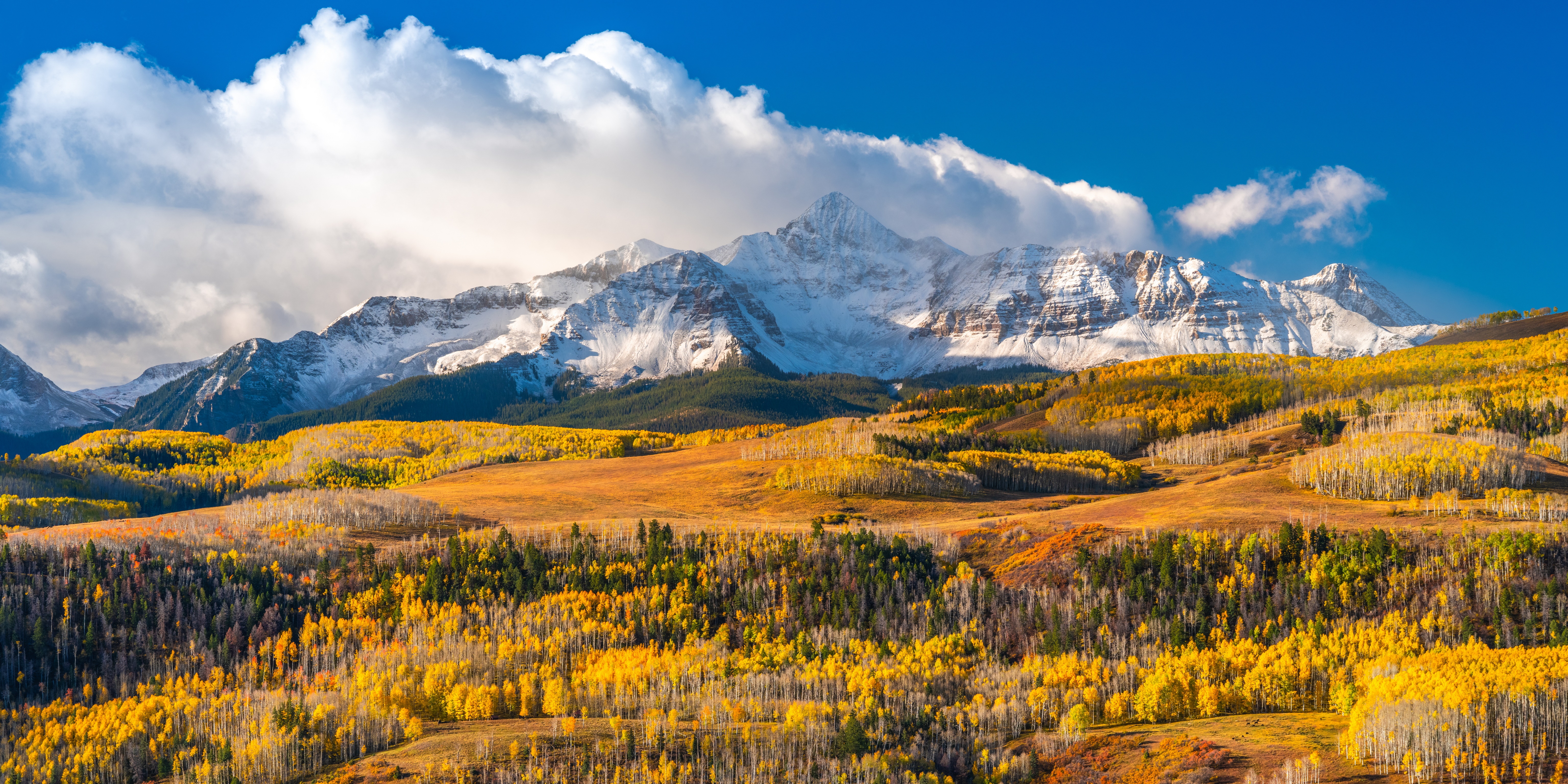 Wilson Peak, Colorado Mountains in Autumn HD Wallpaper
