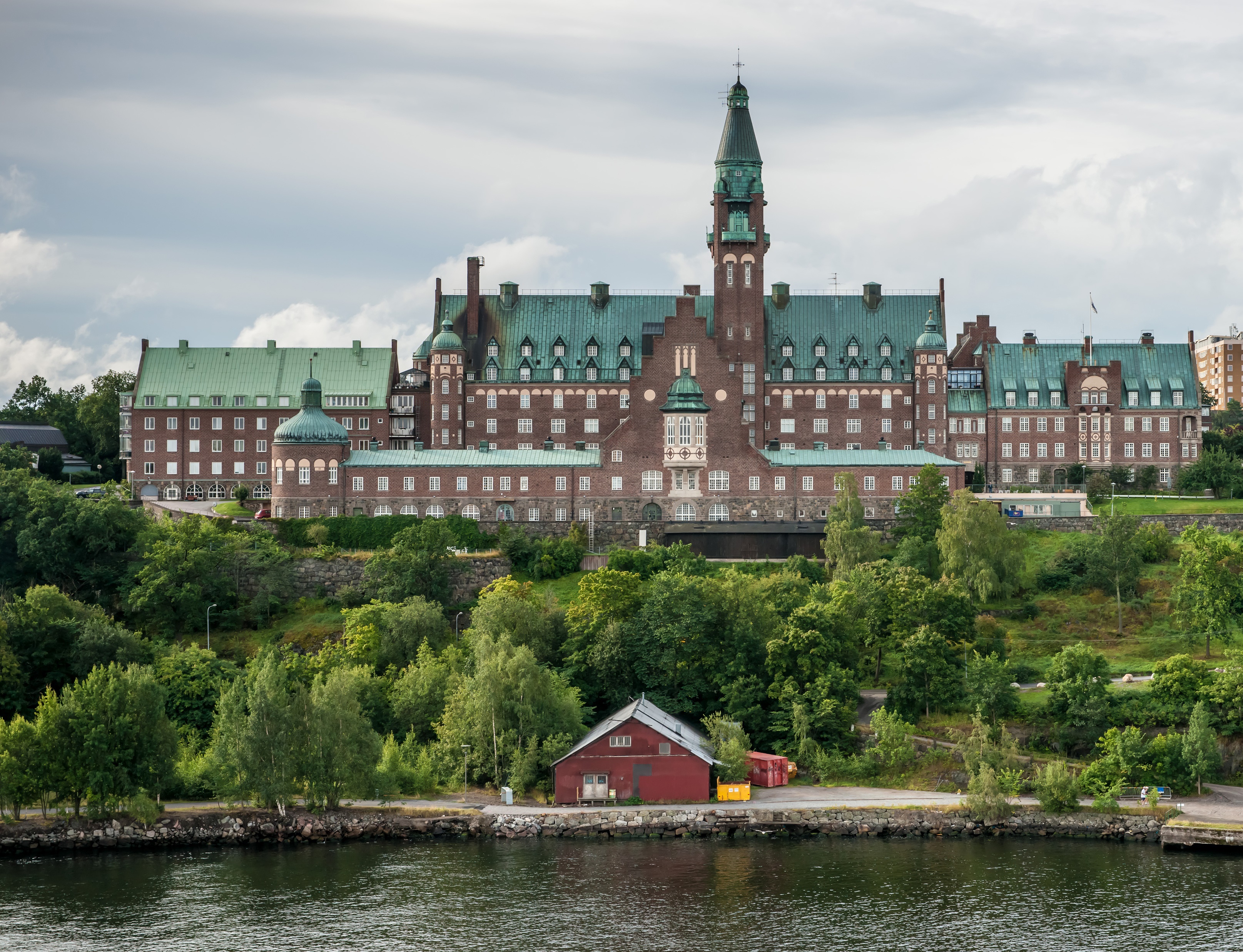 Danvikshem building in Stockholm, Sweden HD Wallpaper