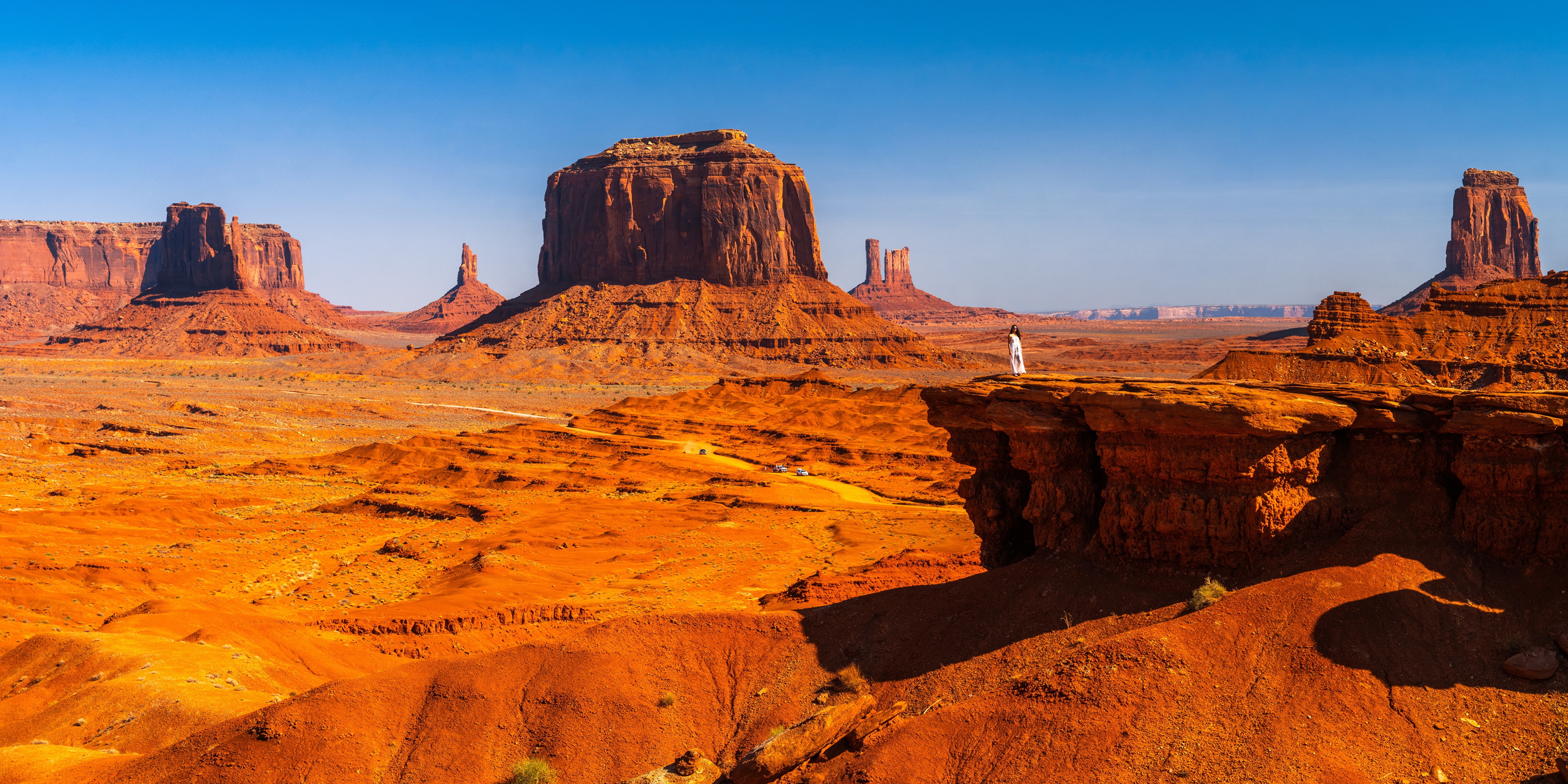 Monument Valley Utah USA Panorama HD Wallpaper