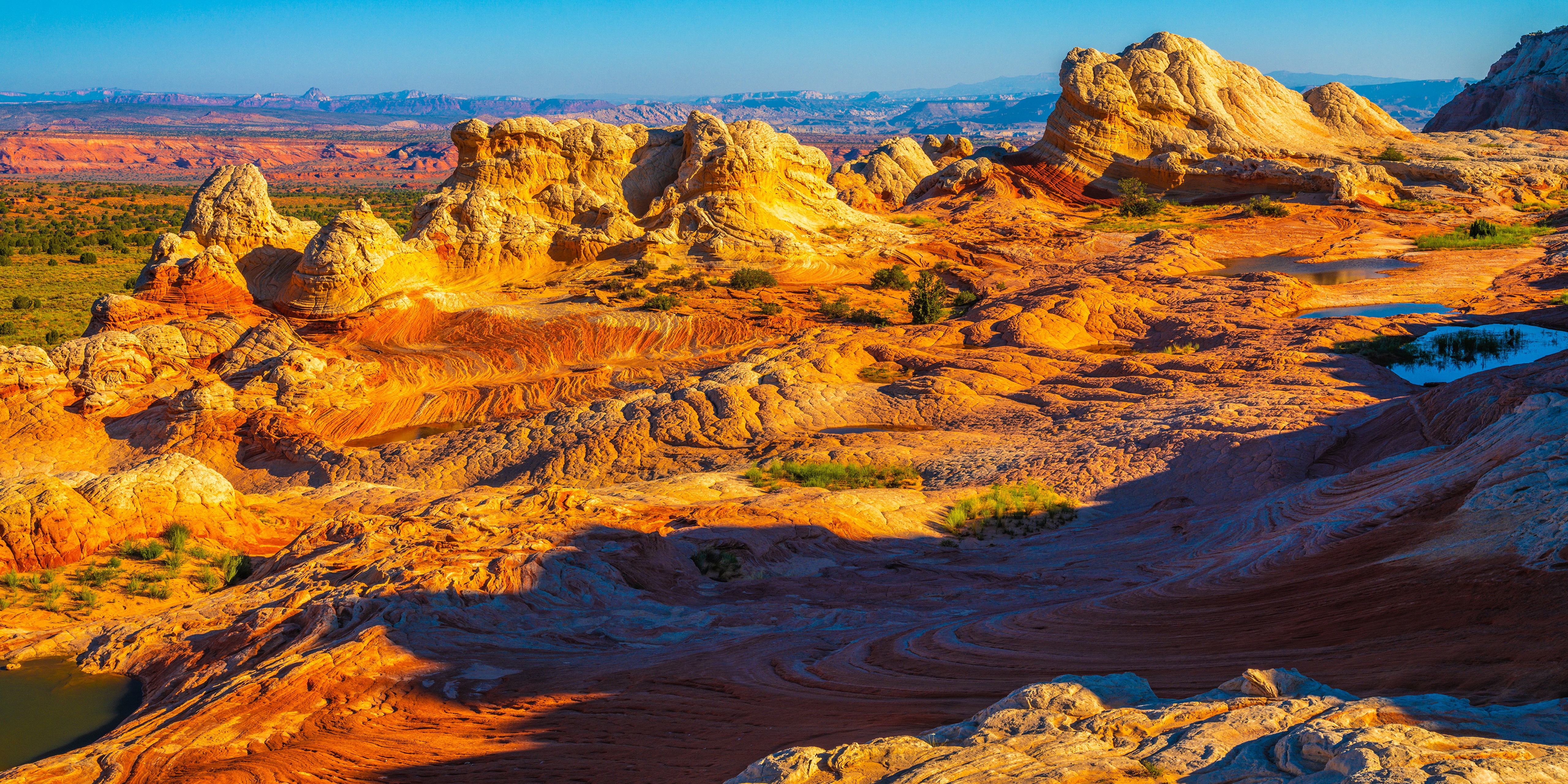 White Pocket, Arizona, USA Scenery Panorama HD Wallpaper