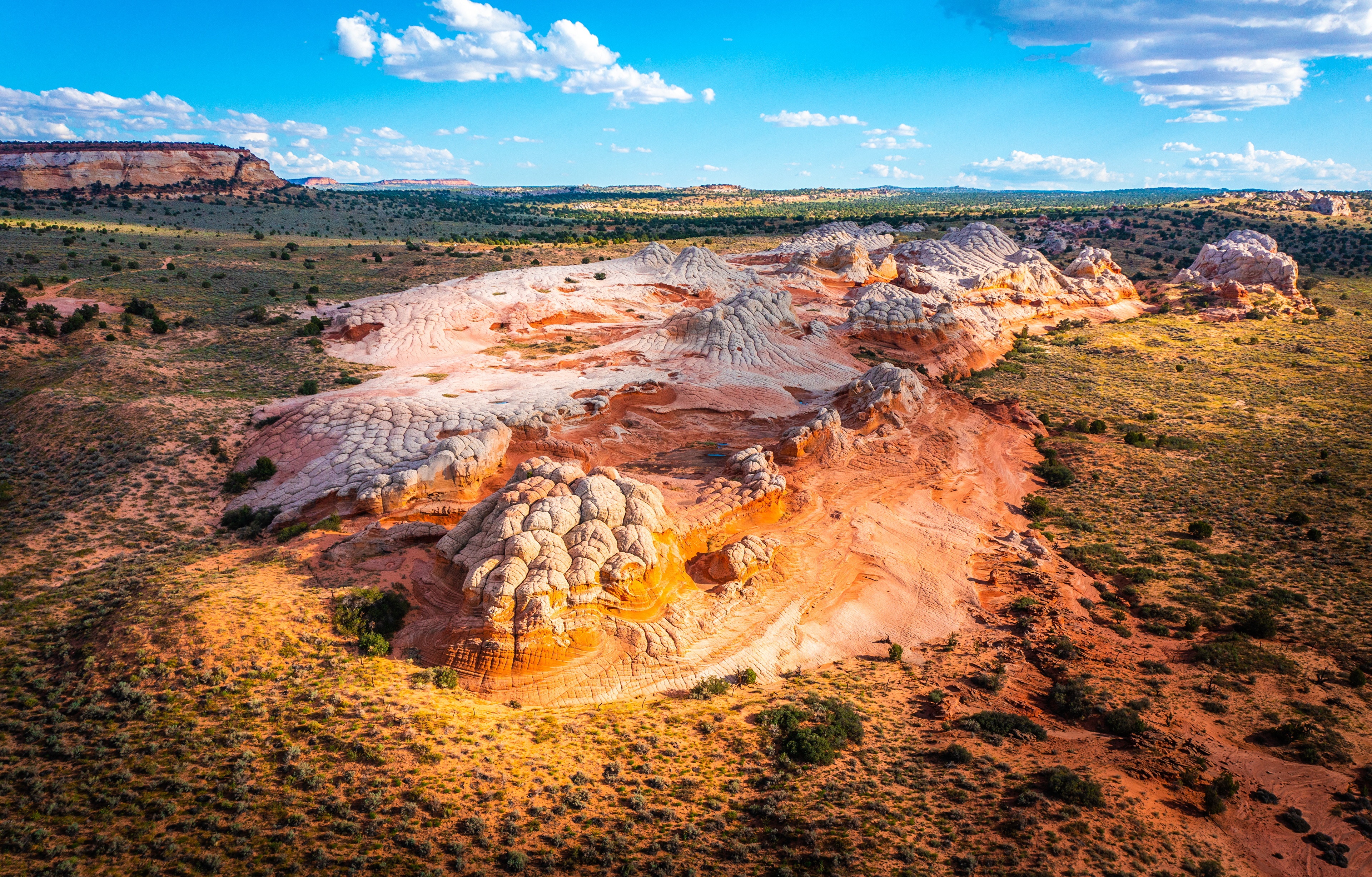 White Pocket Arizona USA From Above HD Wallpaper