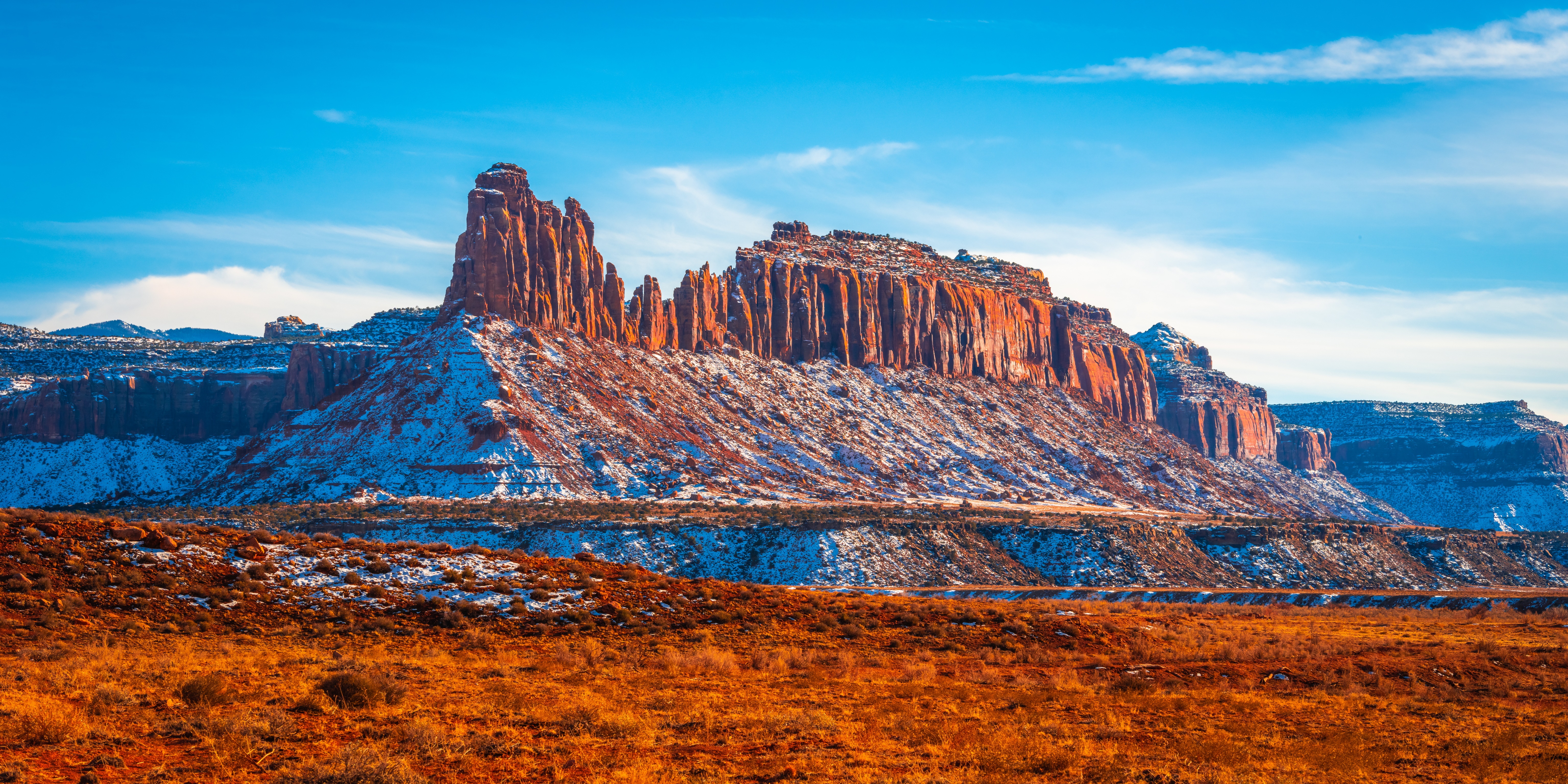 Canyonlands National Park Mountains USA HD Wallpaper