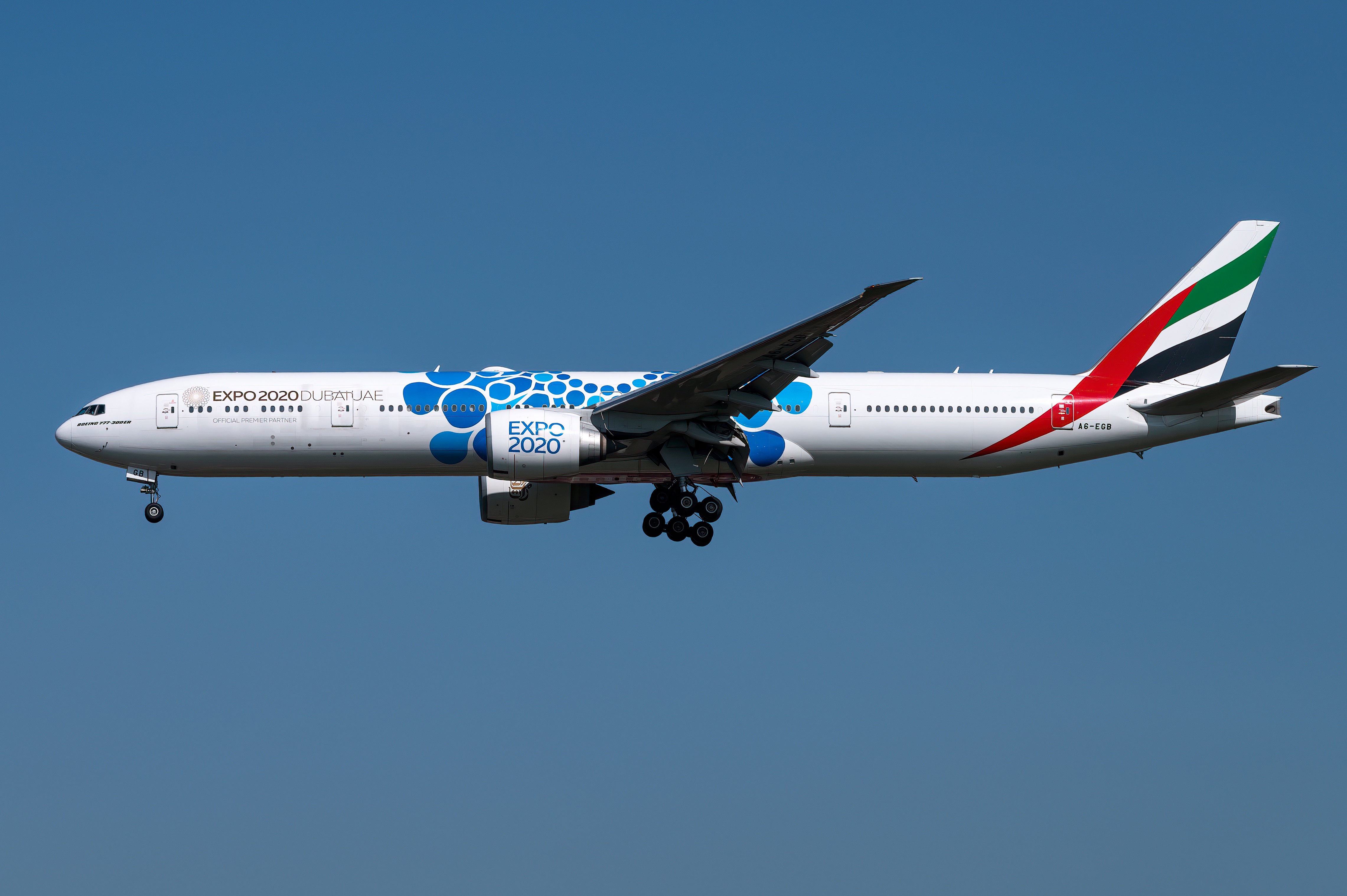 Boeing 777-300ER Emirates Expo 2020 HD Wallpaper