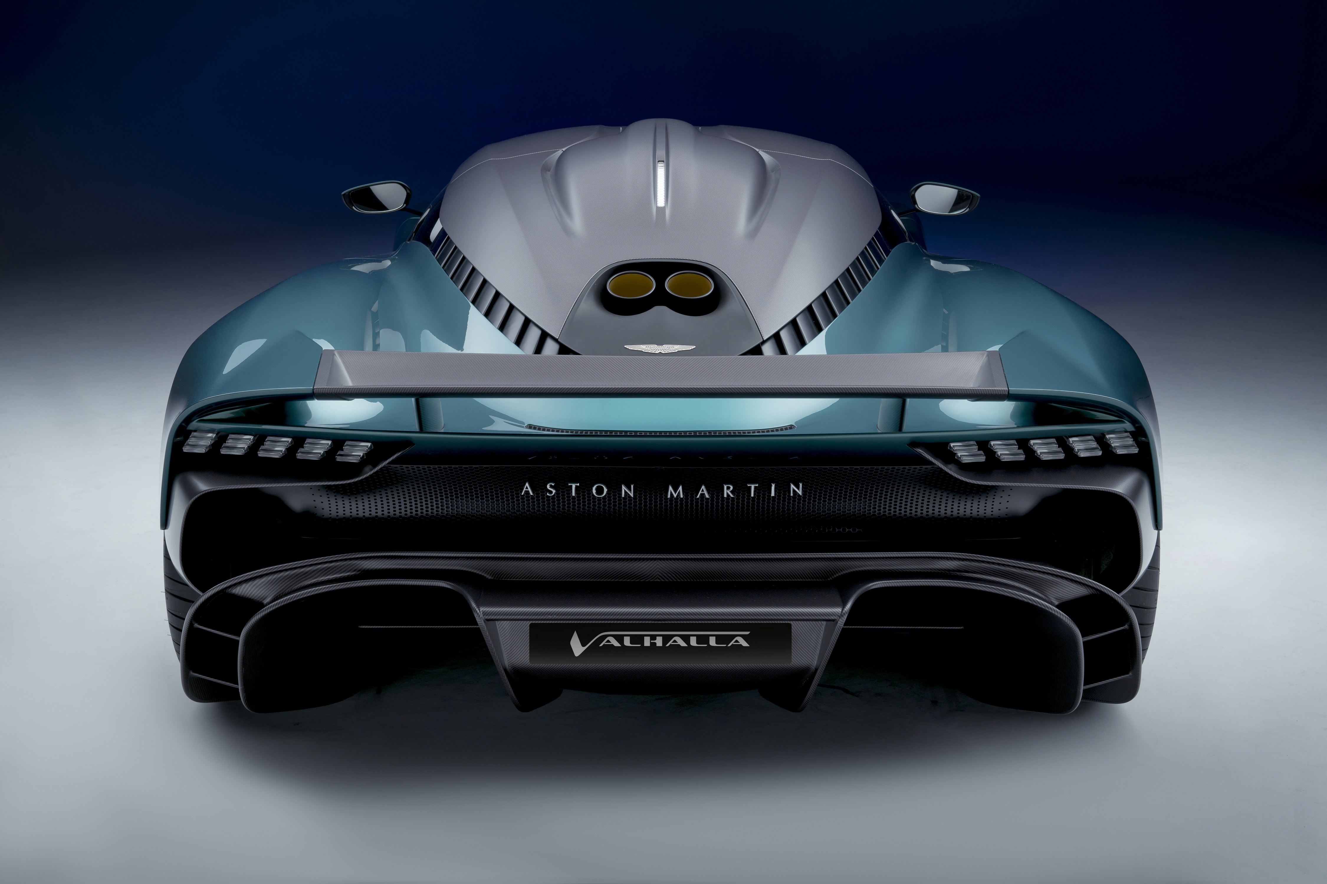 Aston Martin Valhalla rear view HD Wallpaper