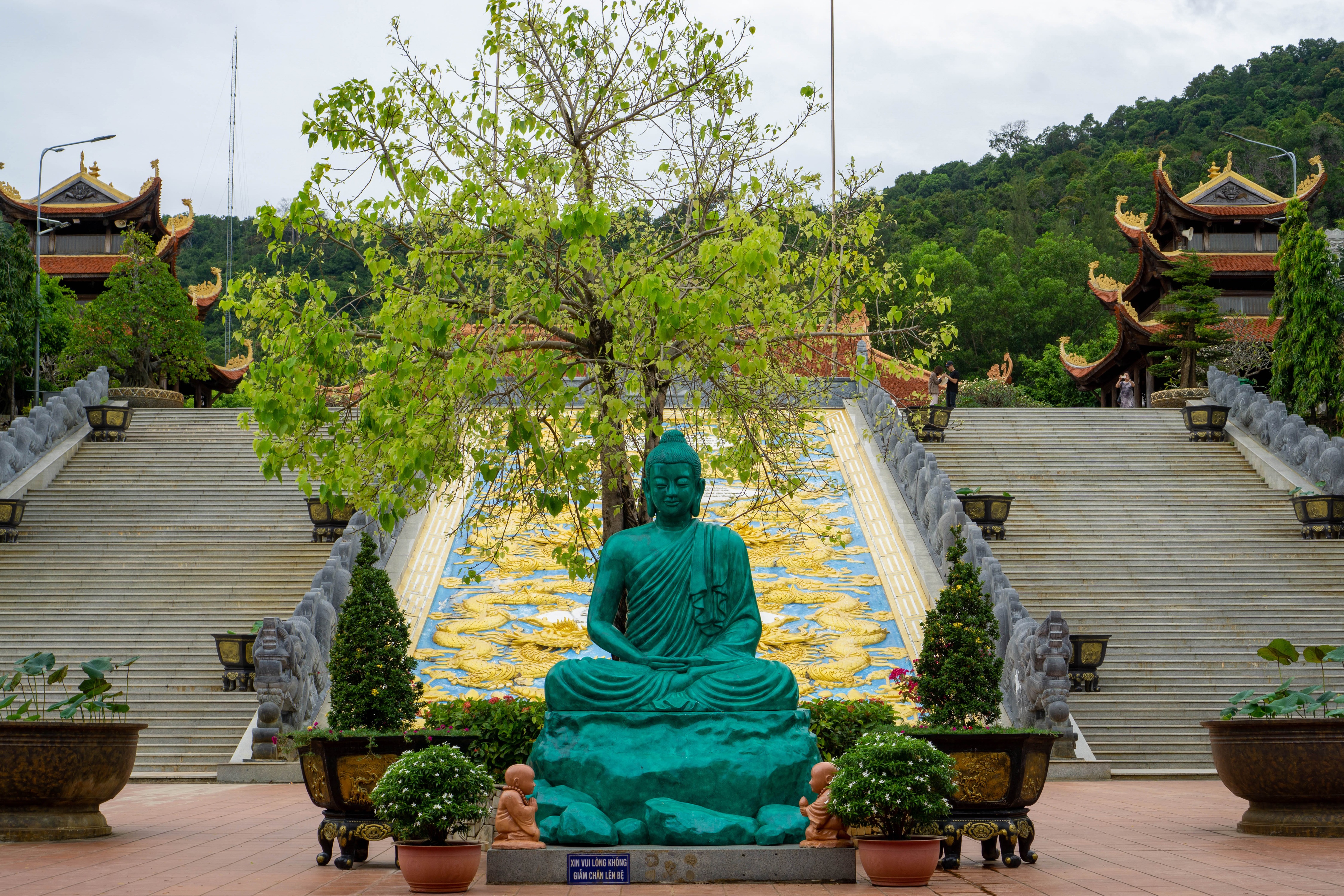 Truc Lam Ho Quoc Zen Monastery in Phu Quoc, Vietnam HD Wallpaper