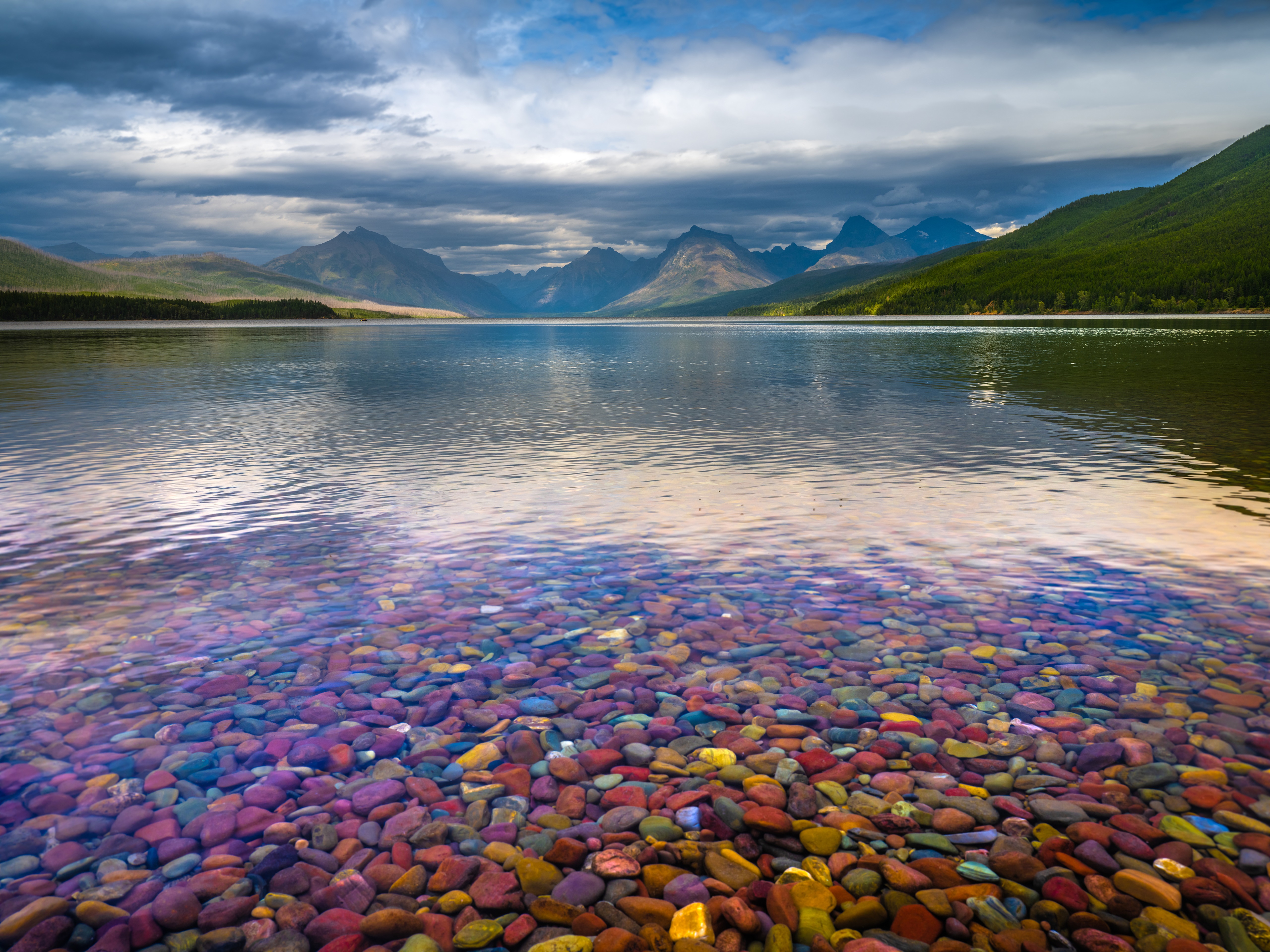 Lake McDonald, Glacier National Park, USA HD Wallpaper