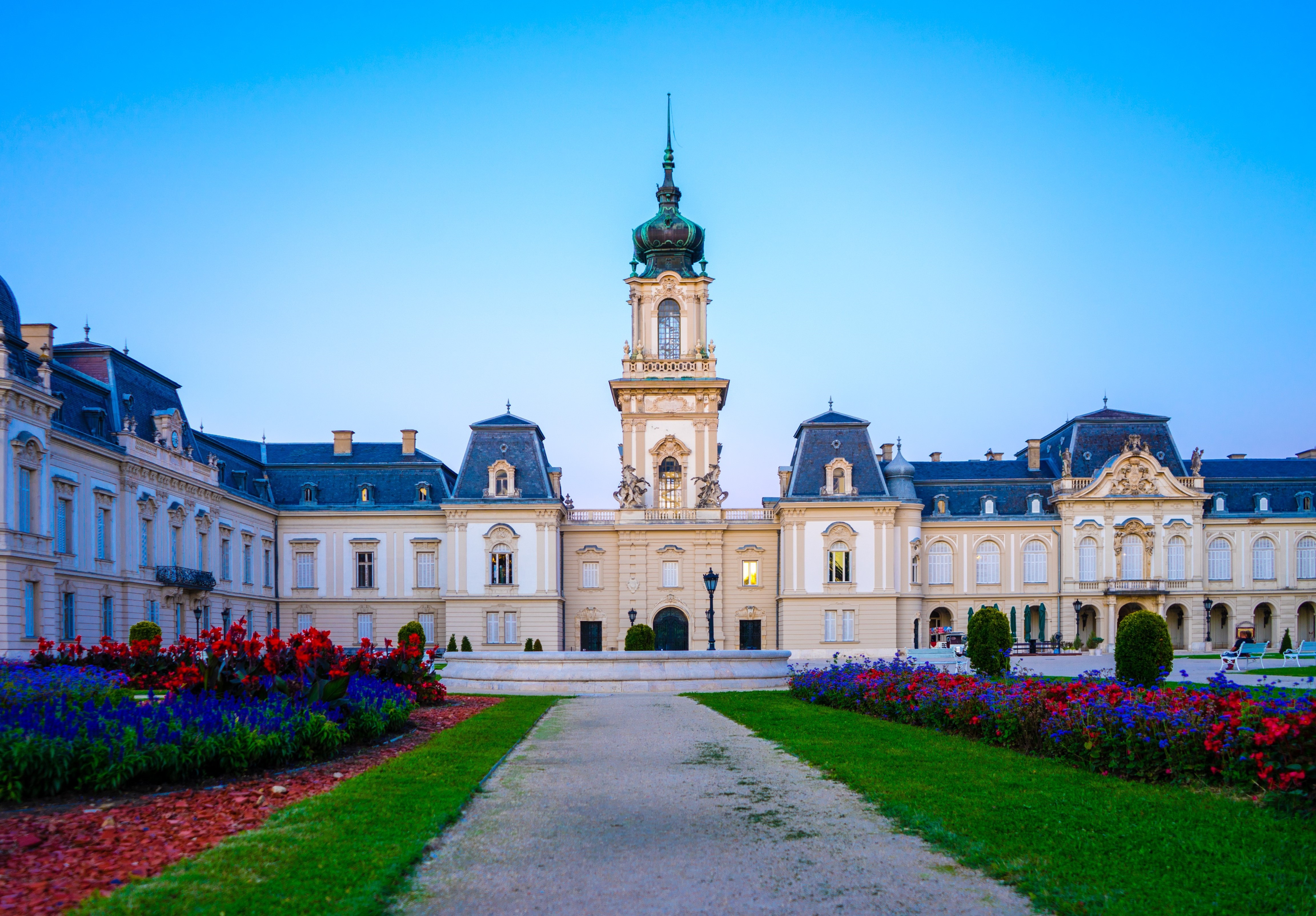 Festetich Palace, Kesthey, Hungary HD Wallpaper