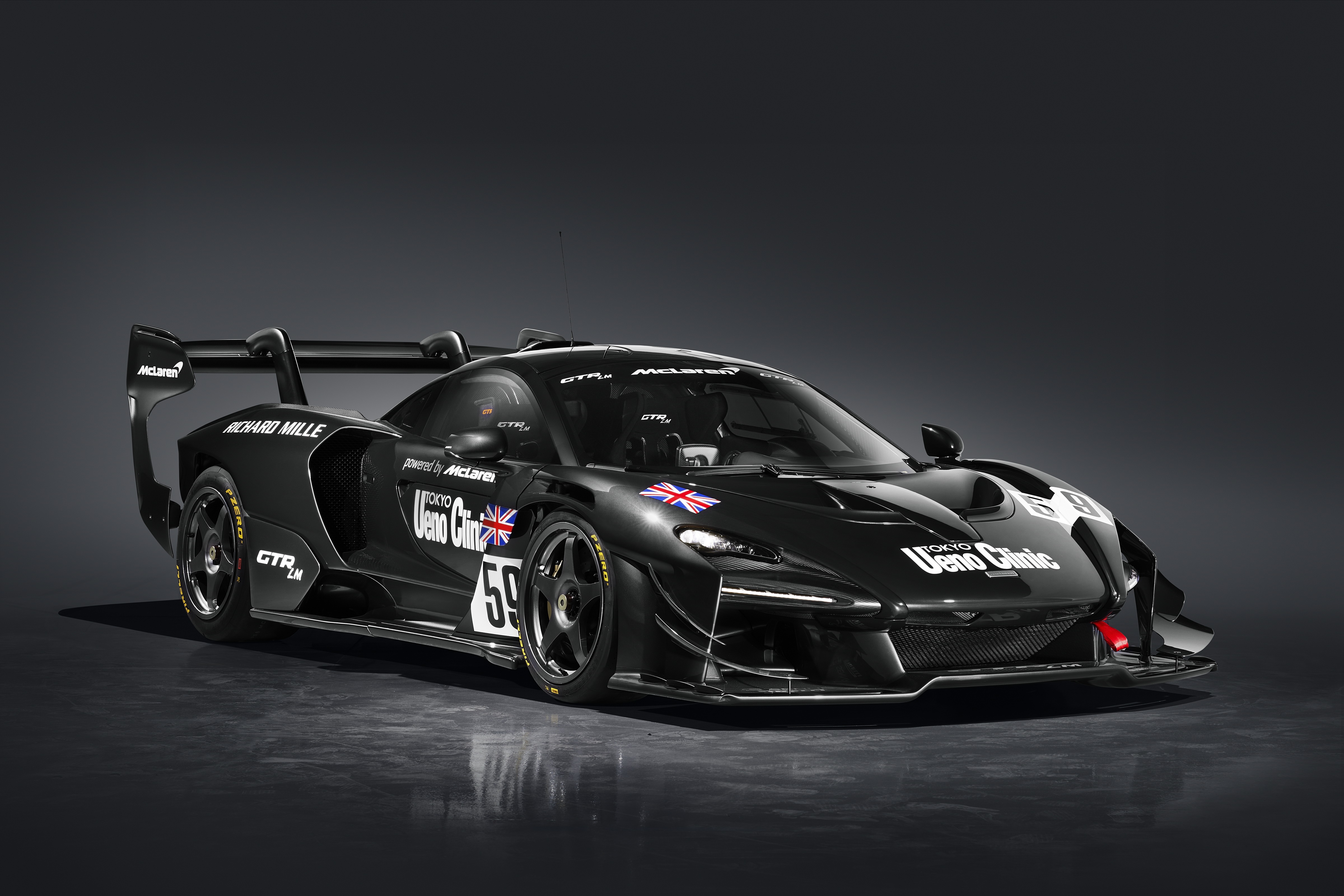 4K McLaren Senna GTR LM 825-1 Ueno Clinic car HD Wallpaper