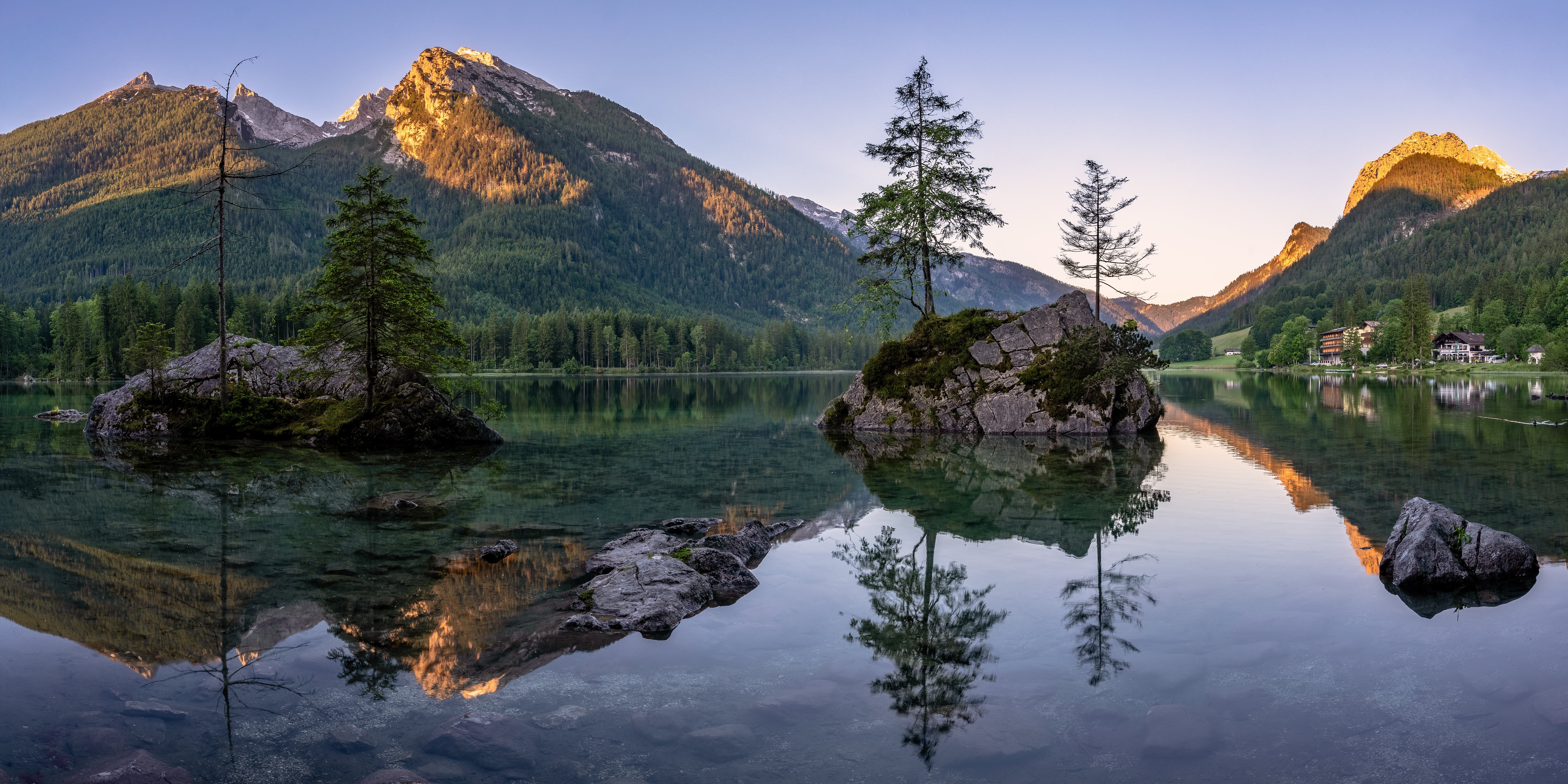 Mountains and Lake Scenery in Bavaria, Germany HD Wallpaper