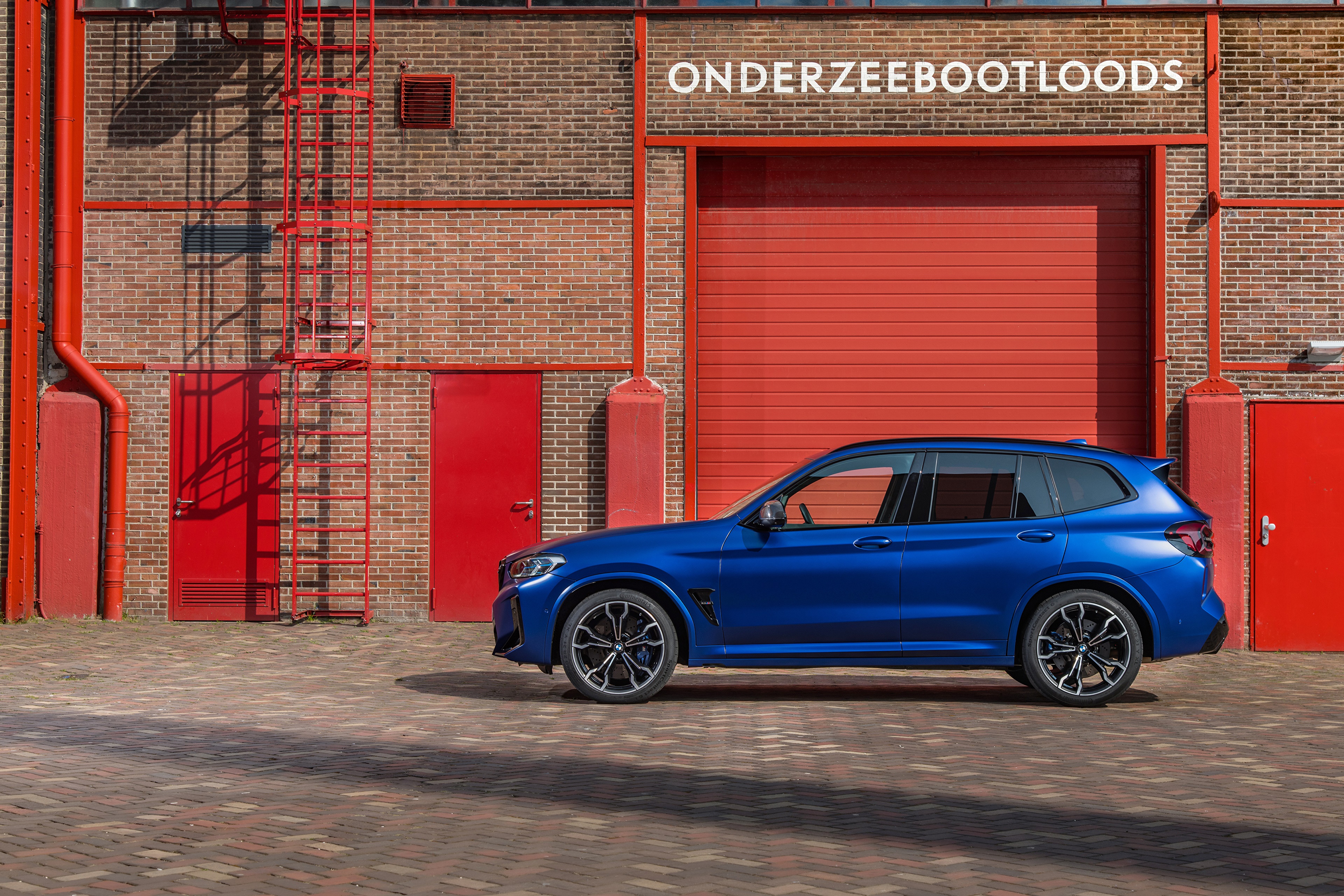 BMW X3 M Competition 2021 Blue Metallic Crossover HD Wallpaper