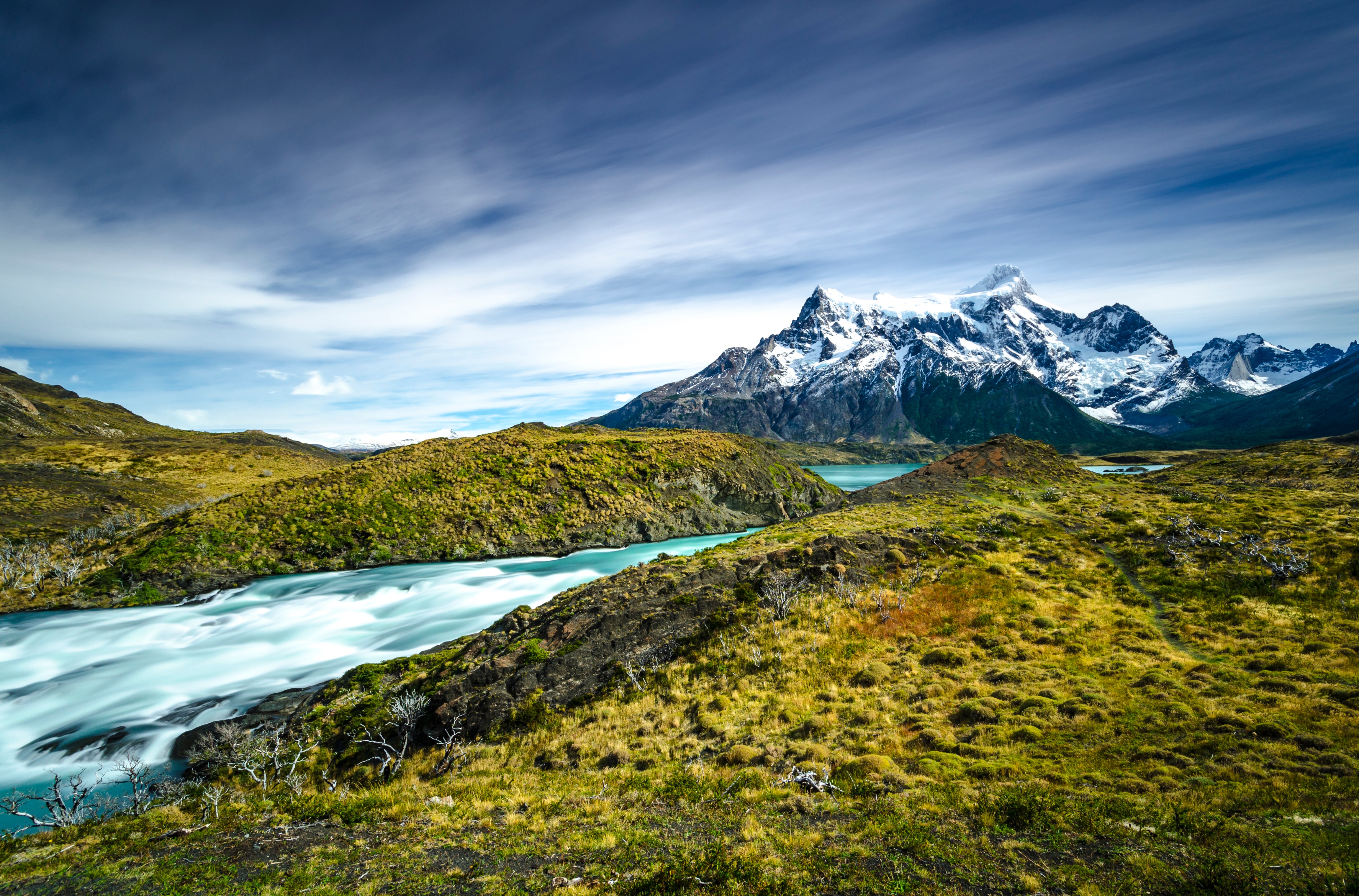 4K Torres del Paine National Park Patagonia Chile Mountains HD Wallpaper
