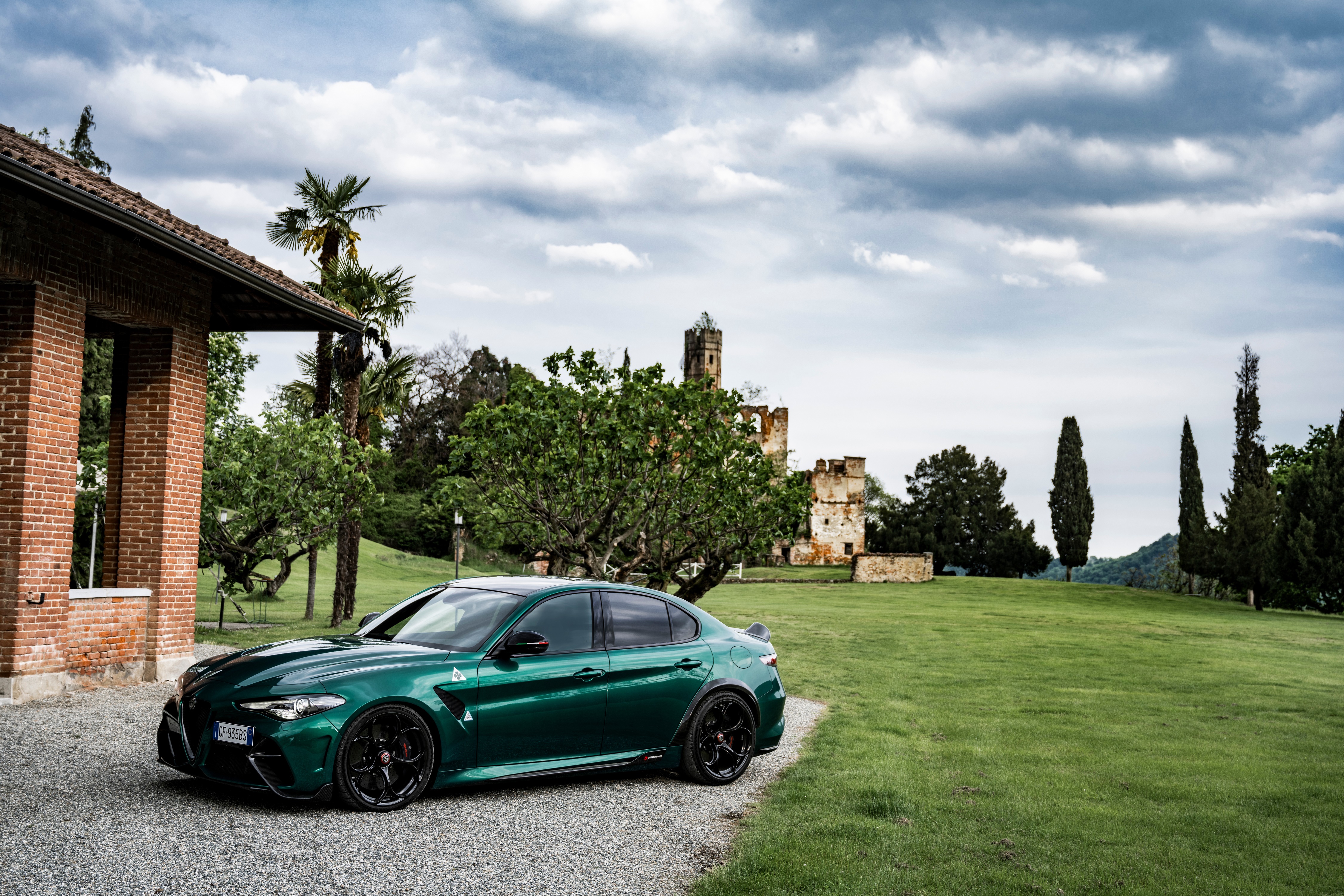 4K 2021 Alfa Romeo Giulia GTA in Green HD Wallpaper