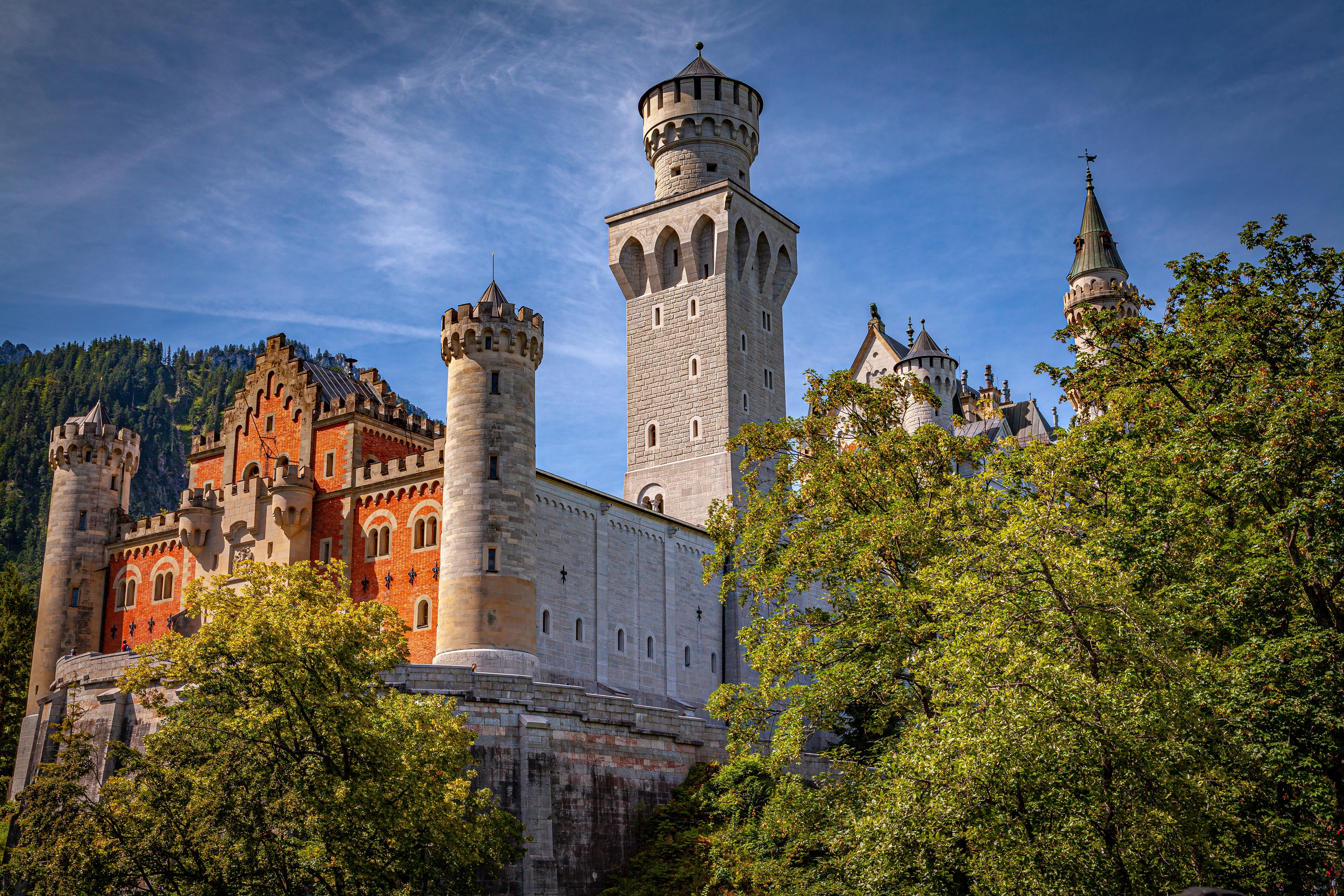 Neuschwanstein Castle in Bavaria, Germany HD Wallpaper