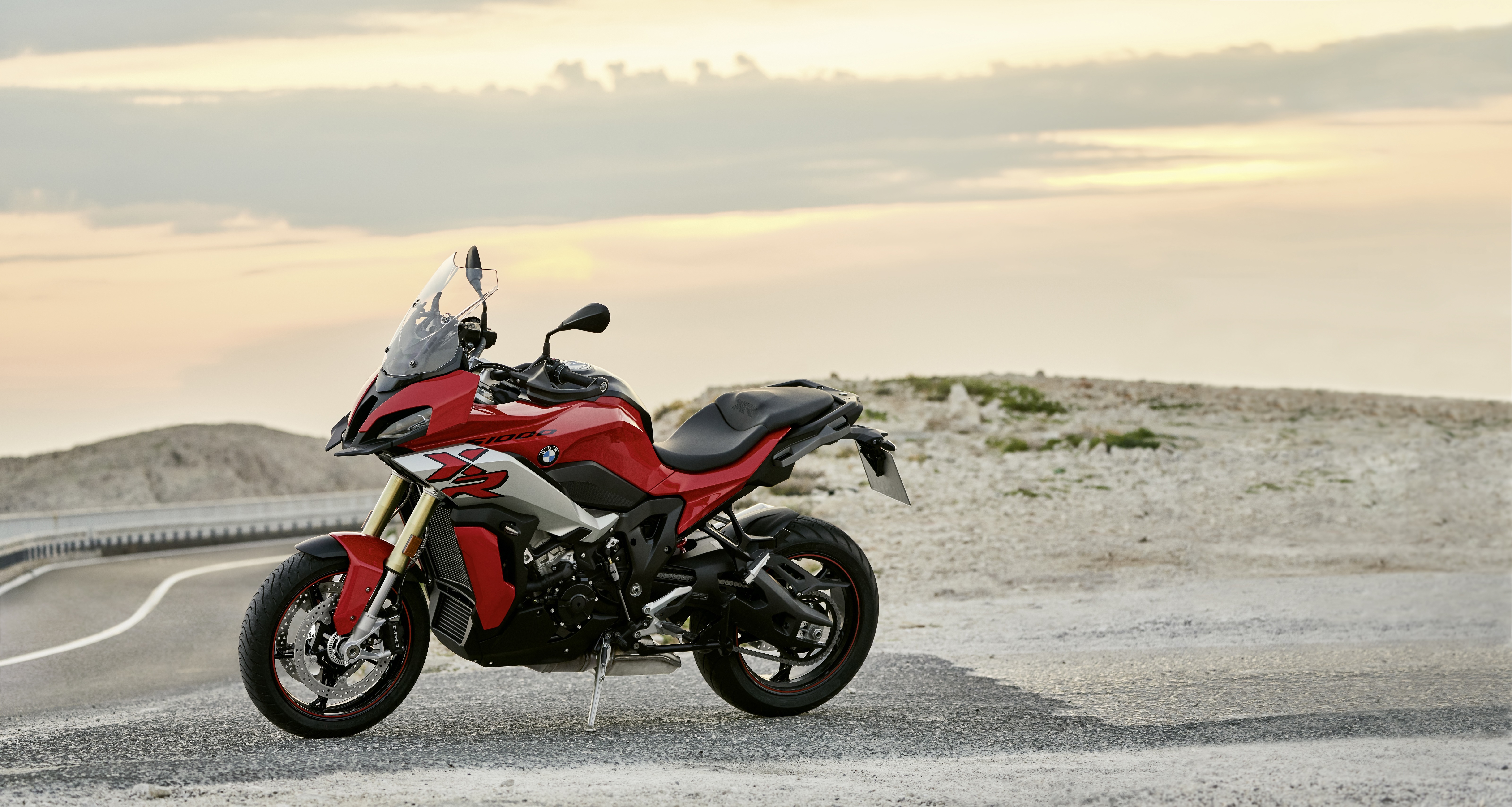 BMW S 1000 XR motorcycle on a road HD Wallpaper