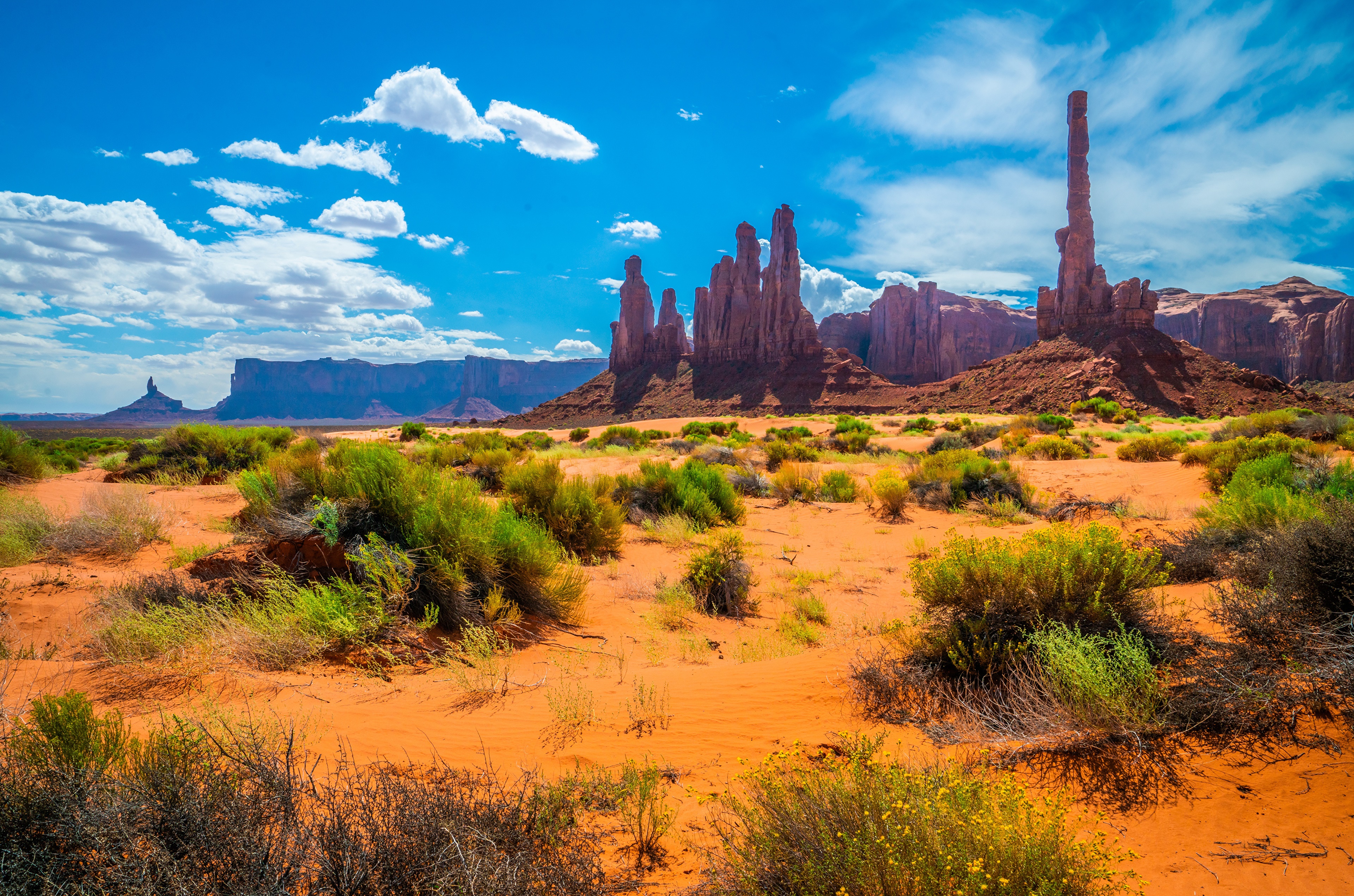 Monument Valley Utah USA Crags and Clouds HD Wallpaper
