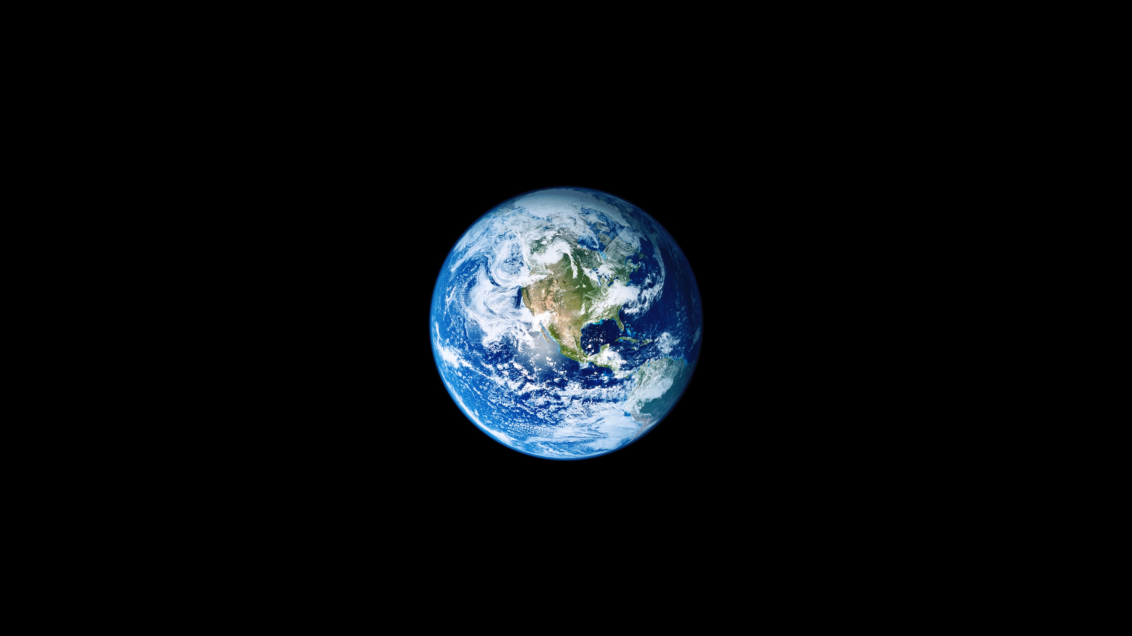 Planet Earth in Space 4K HD Wallpaper