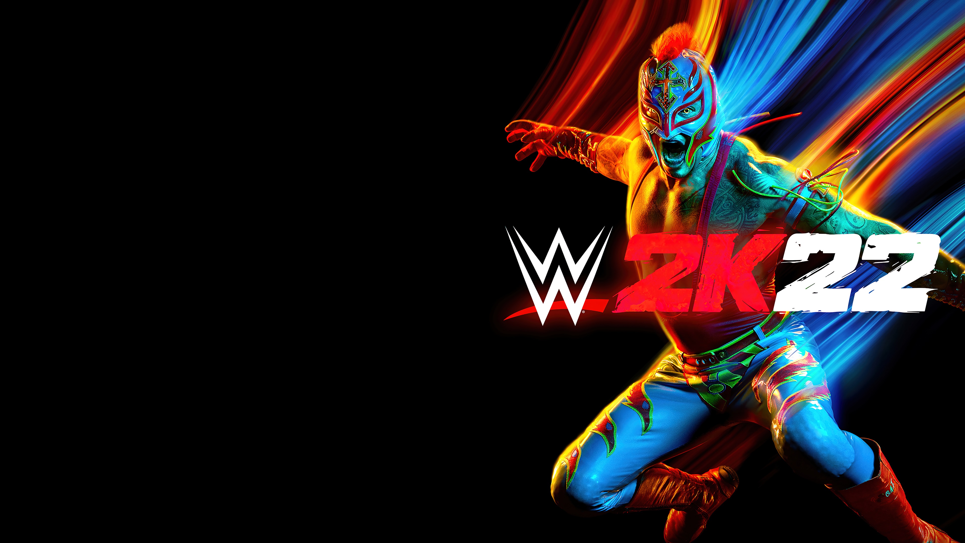 Rey Mysterio from WWE 2K22 4K HD Wallpaper