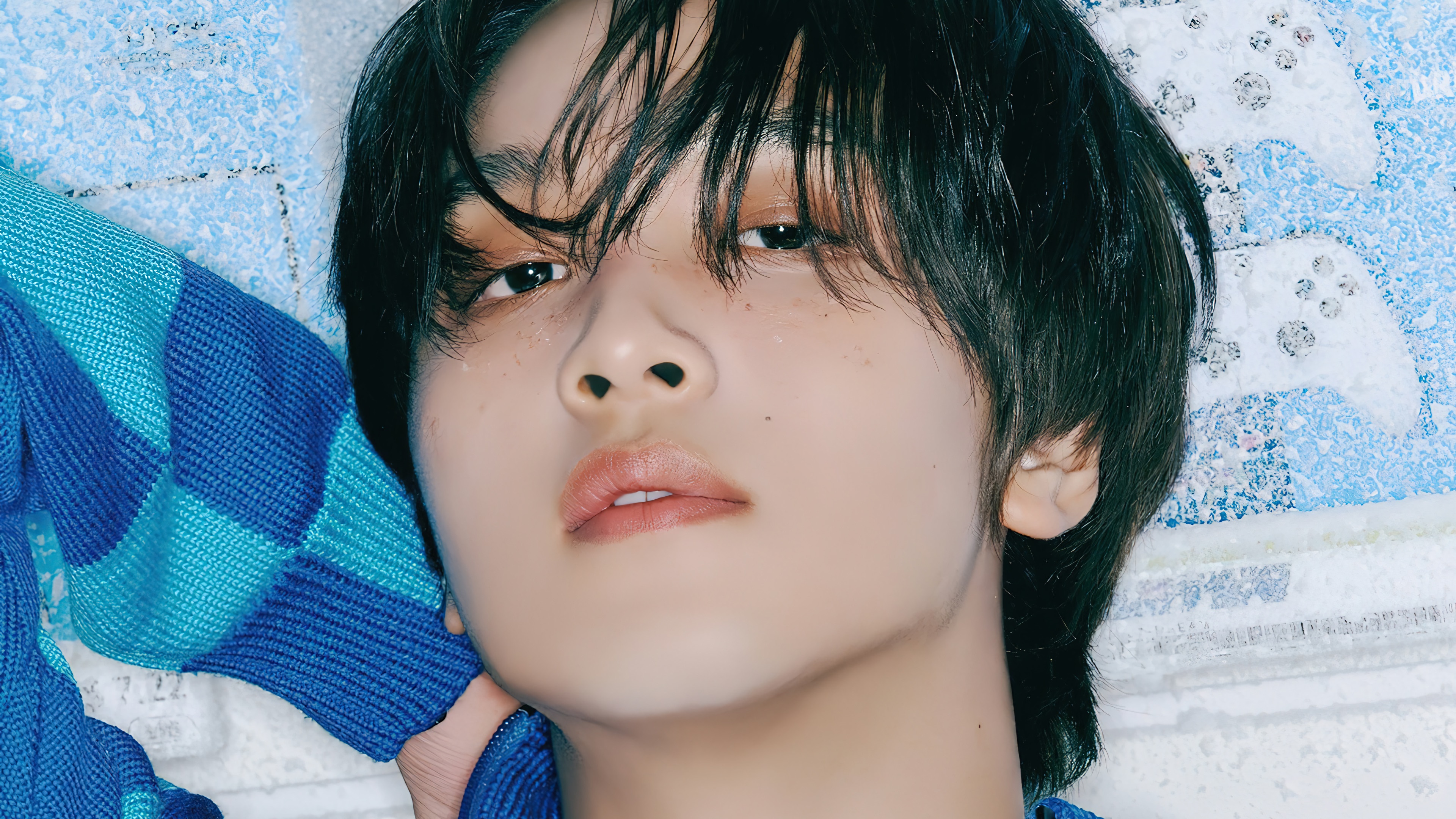 Haechan from NCT Dream in Glitch Mode 4K HD Wallpaper