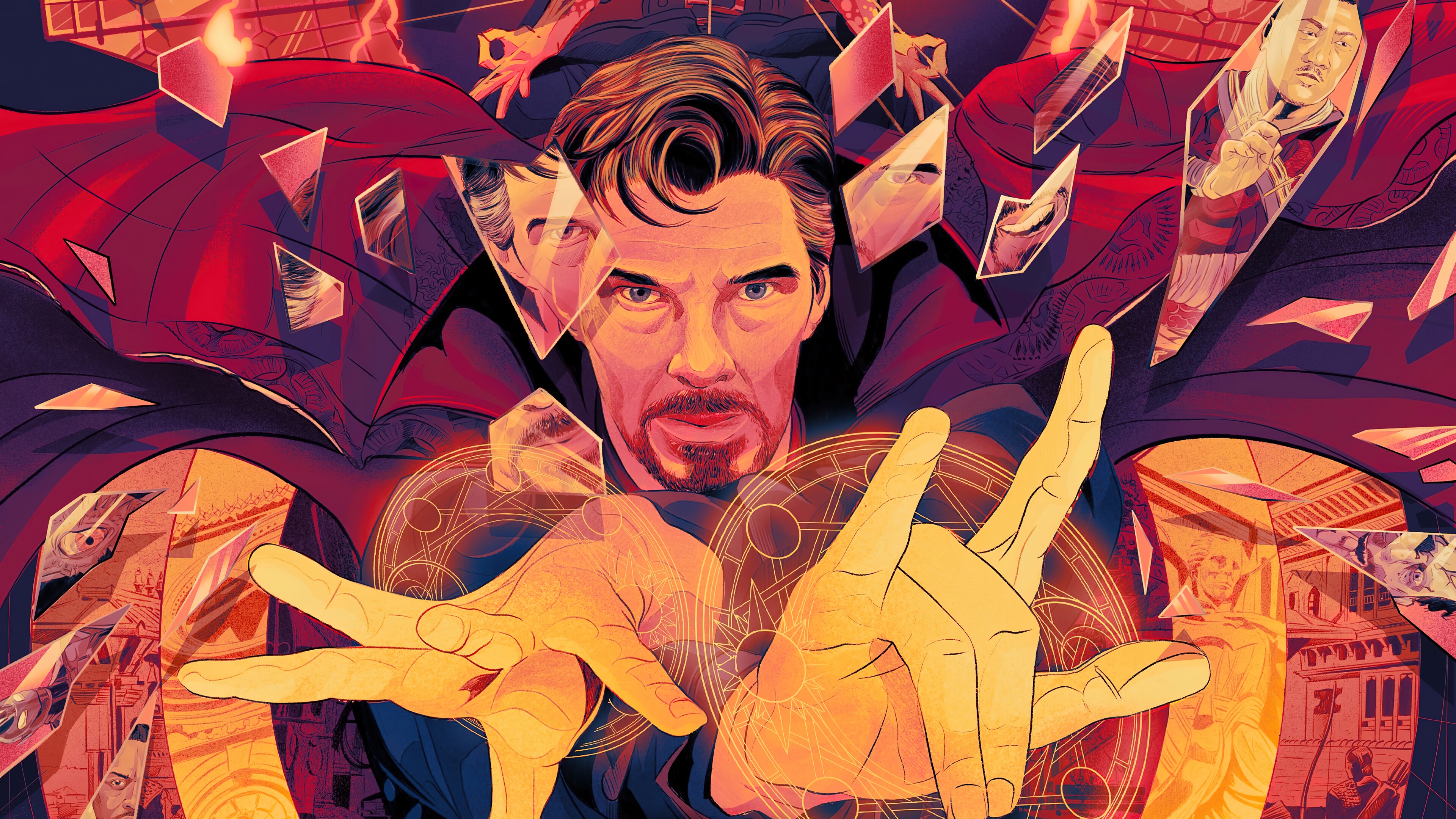 Doctor Strange from Multiverse of Madness Poster 4K HD Wallpaper