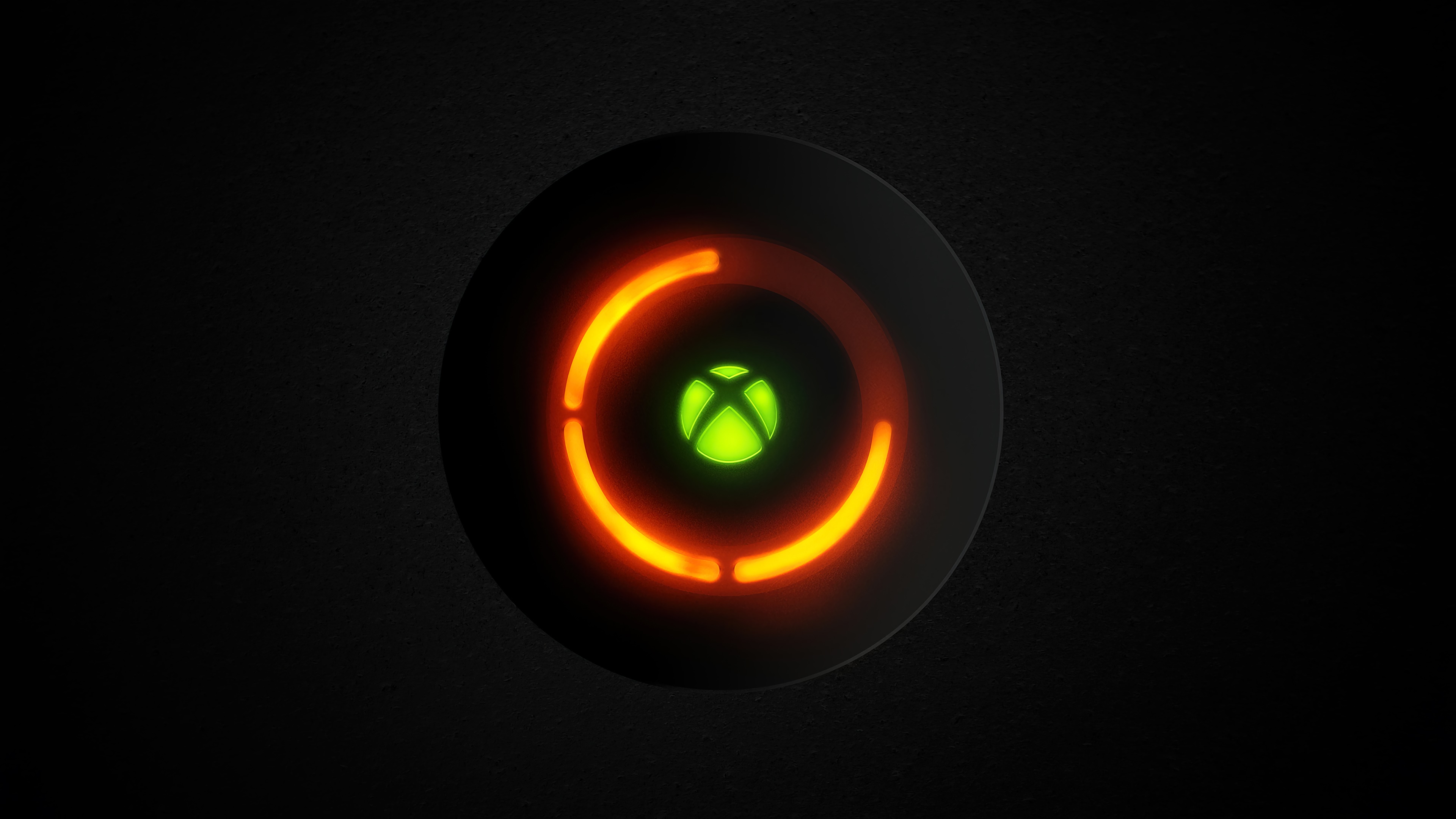 Xbox 360 power button 4K HD Wallpaper