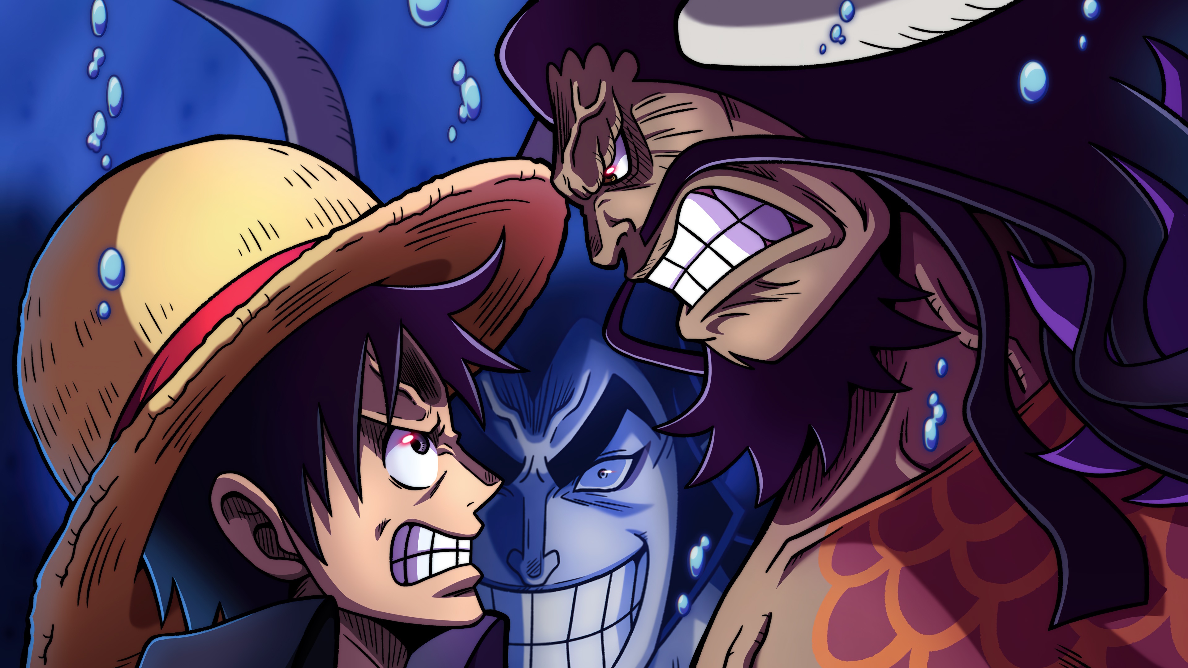 Luffy Vs Kaido Gear 5 One Piece Monkey D Luffy Kaido One Piece 