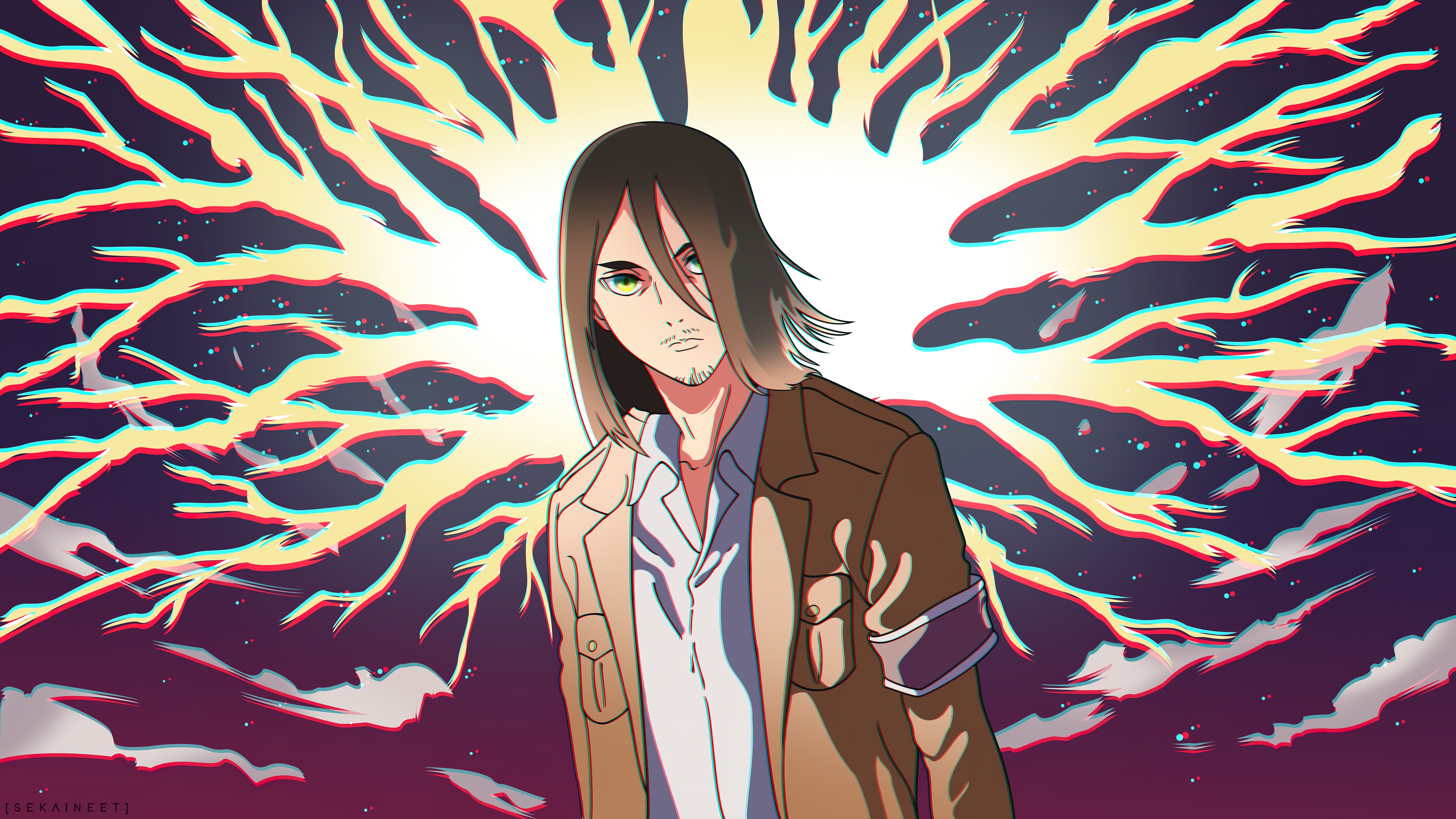 Eren Yeager from Attack on Titan 4K HD Wallpaper