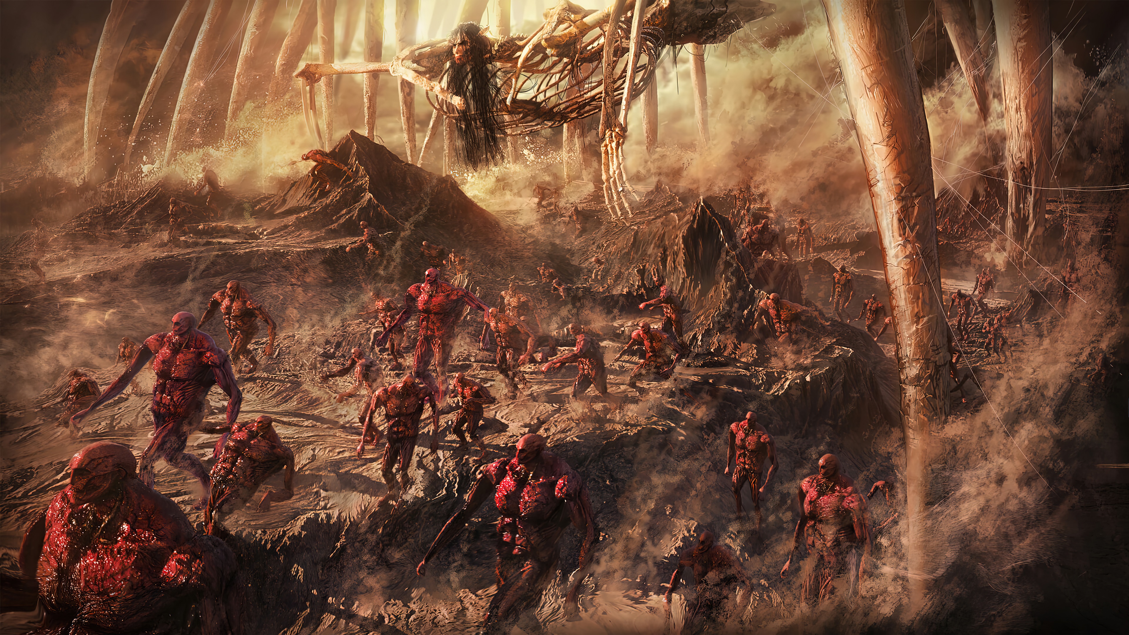 Founding Titan from Attack on Titan 4K HD Wallpaper