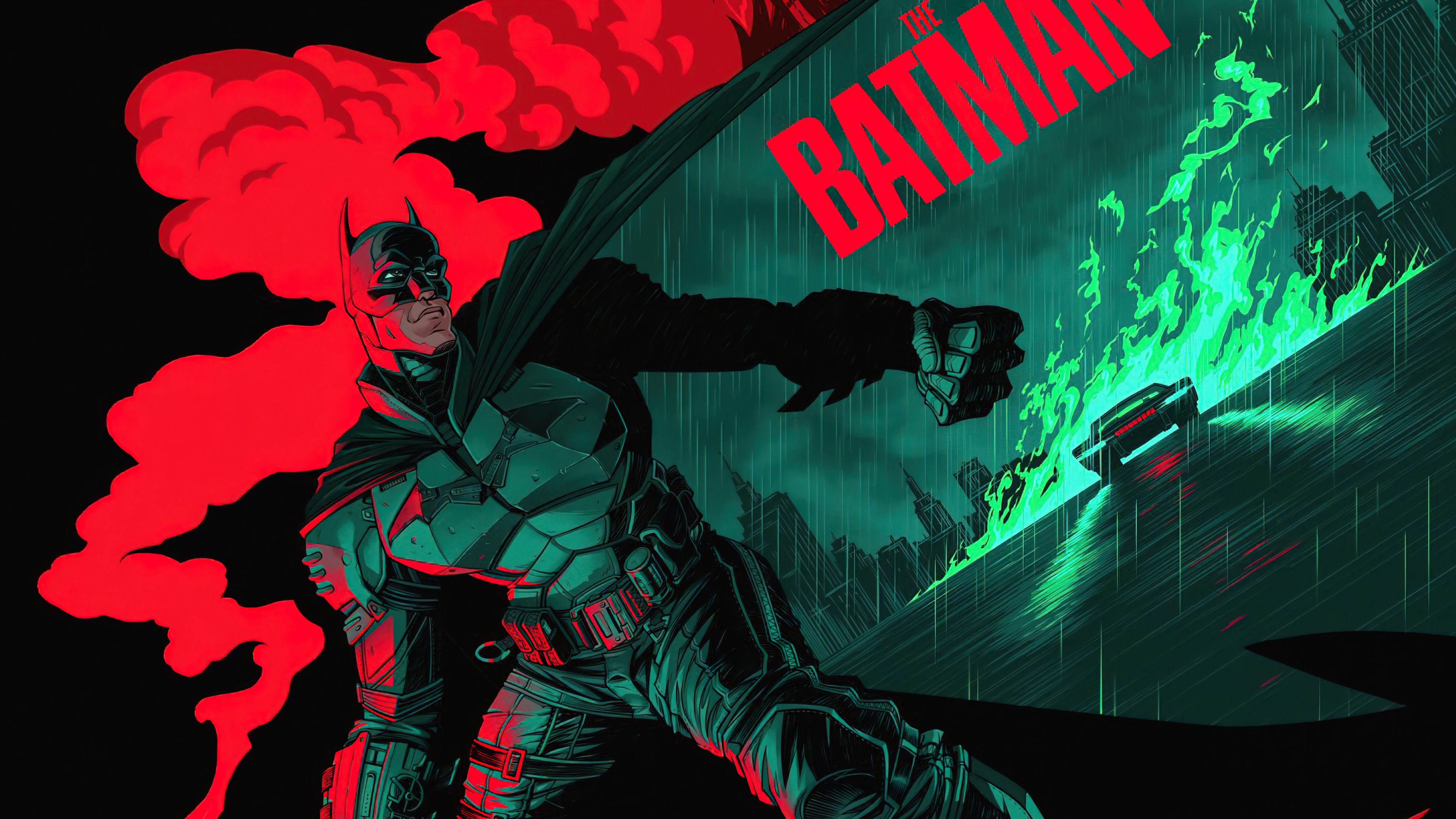 The Batman Poster 4K HD Wallpaper