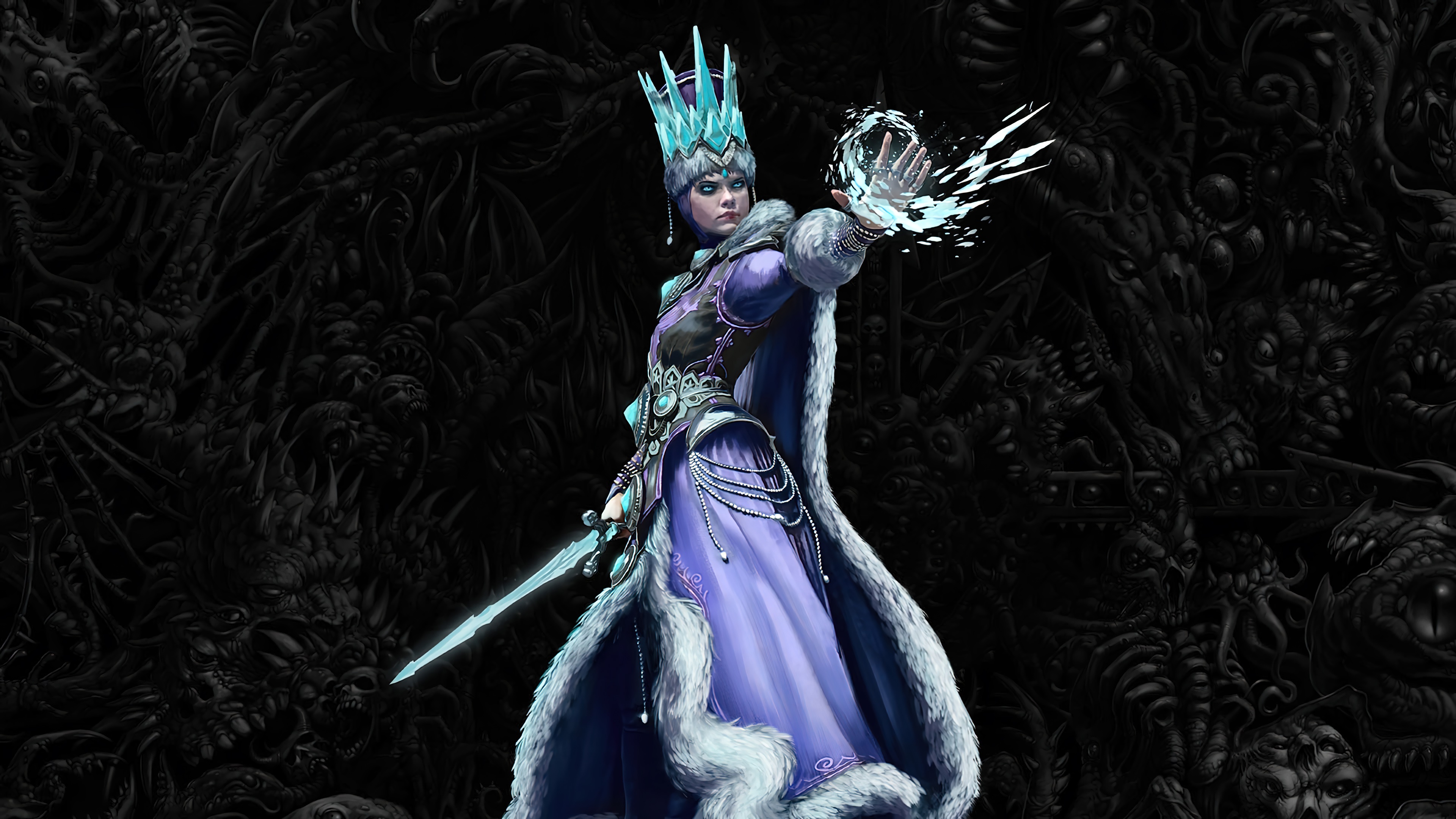 Tzarina Katarin from Total War: Warhammer III 4K HD Wallpaper